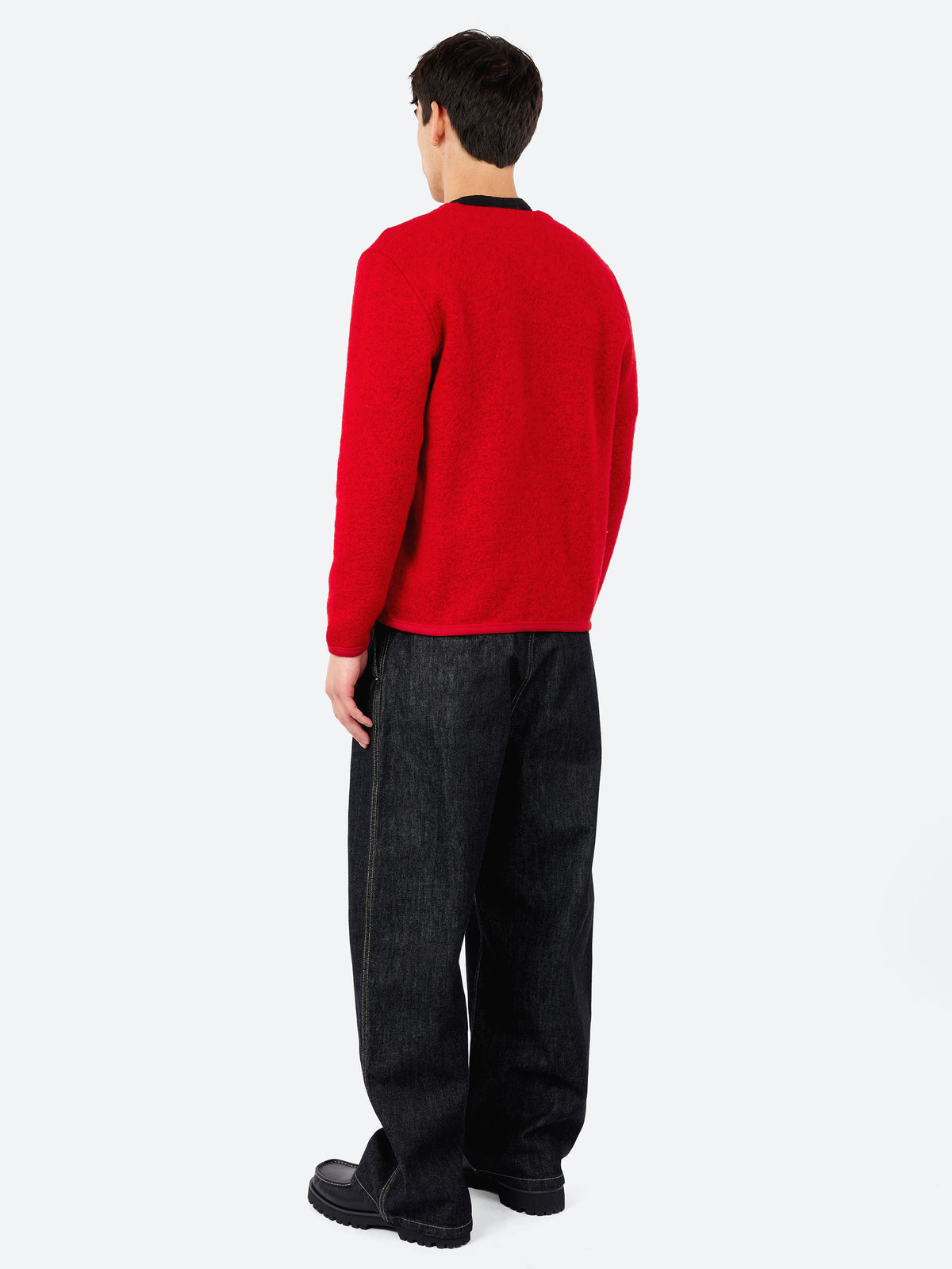 Wool Fleece Cardigan