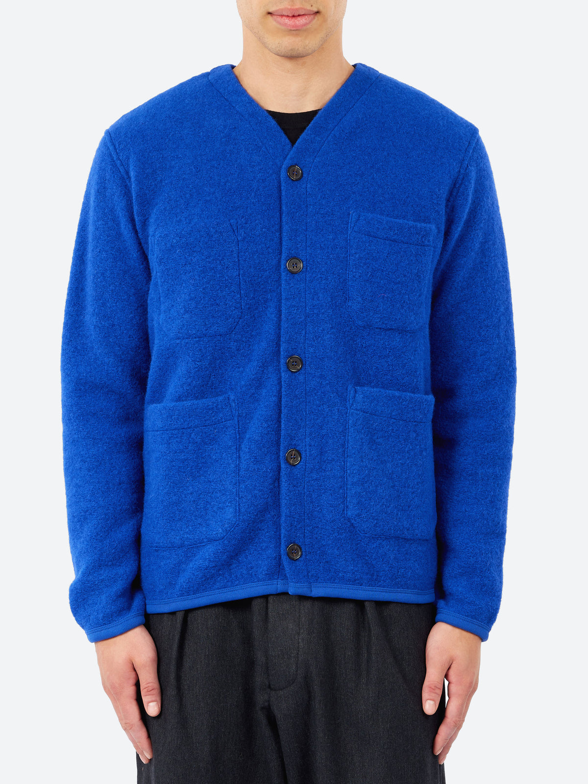 Wool Fleece Cardigan