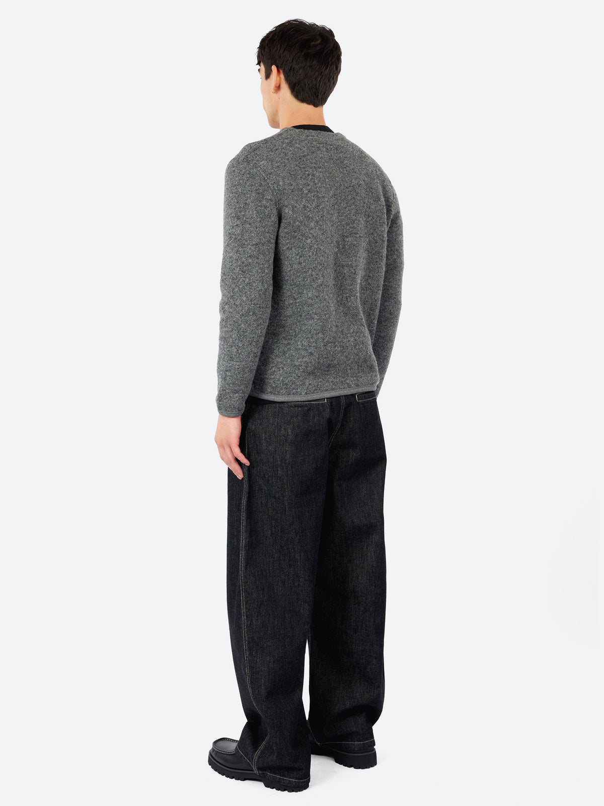 Wool Fleece Cardigan