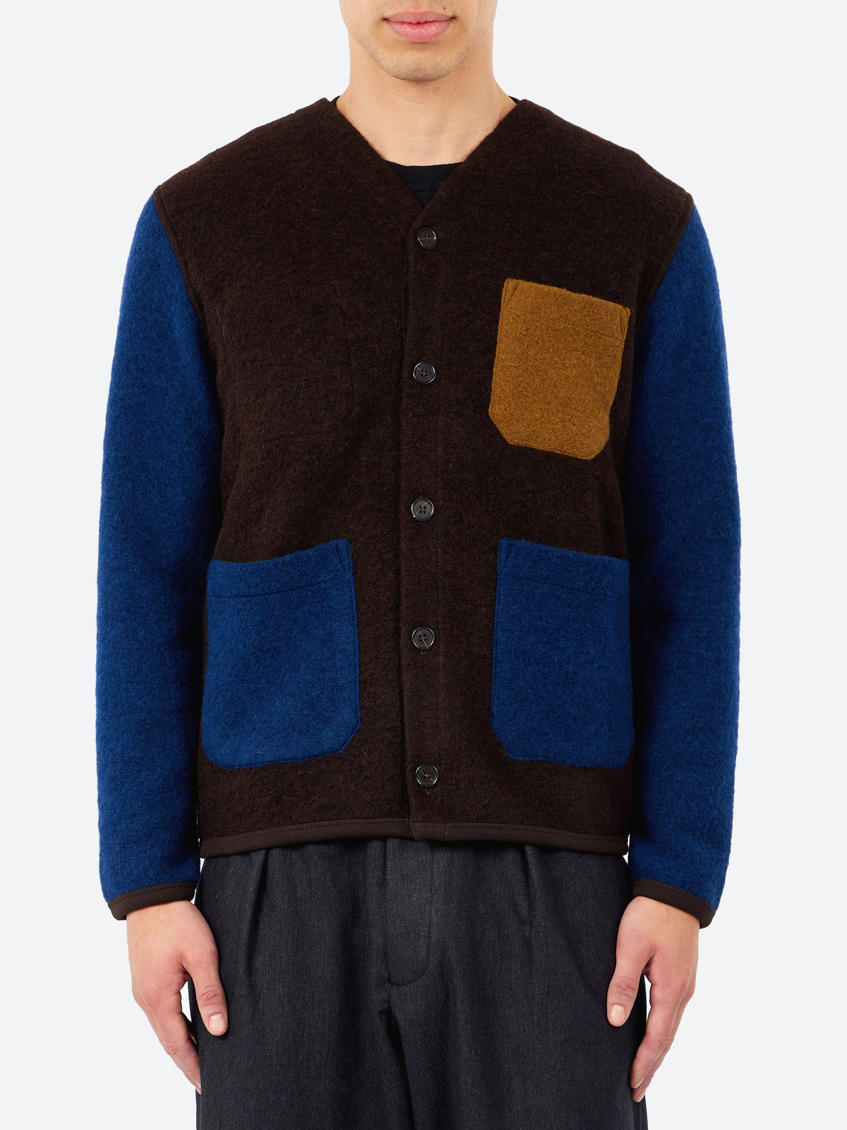 Wool Fleece Cardigan