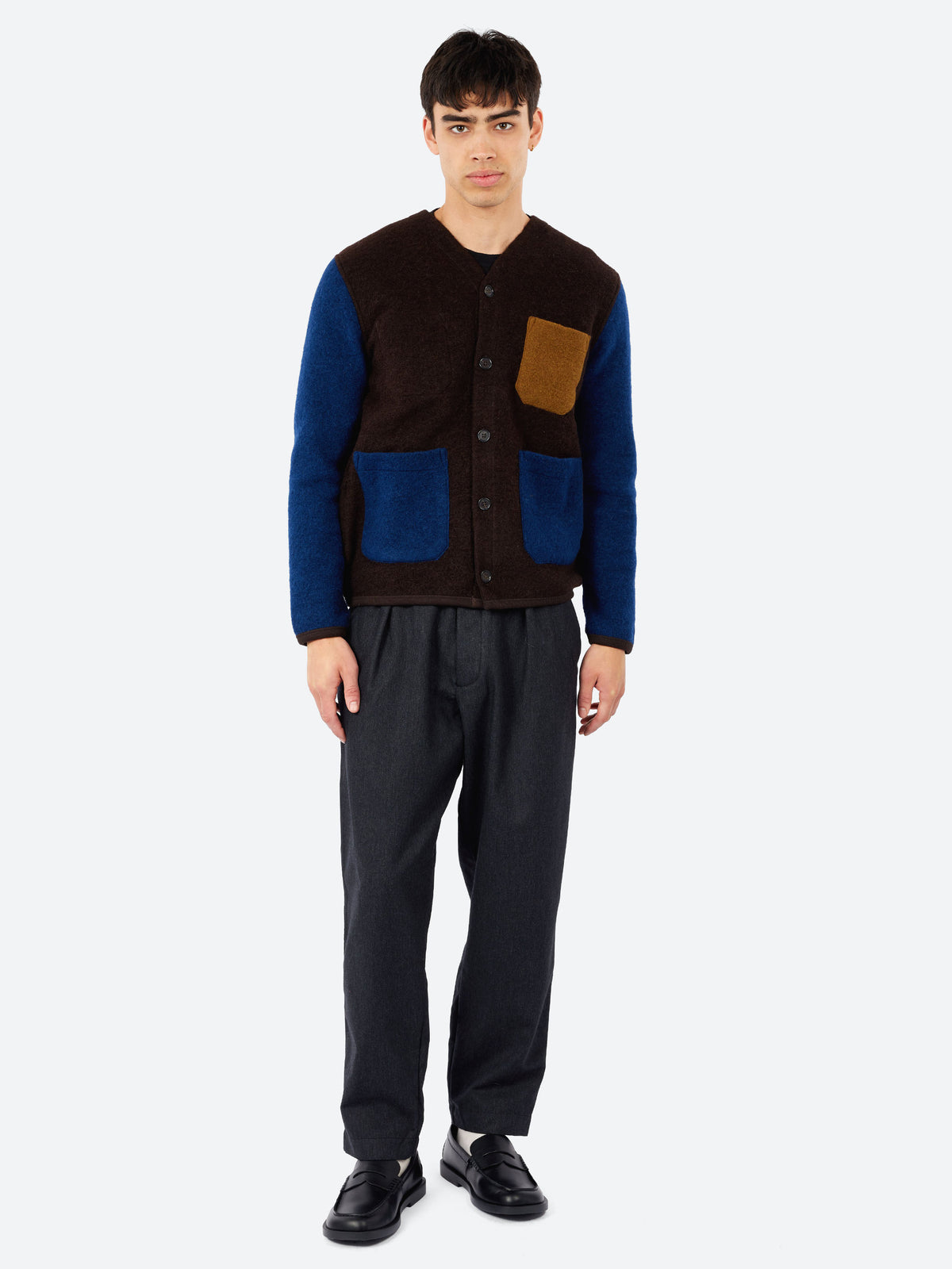 Wool Fleece Cardigan
