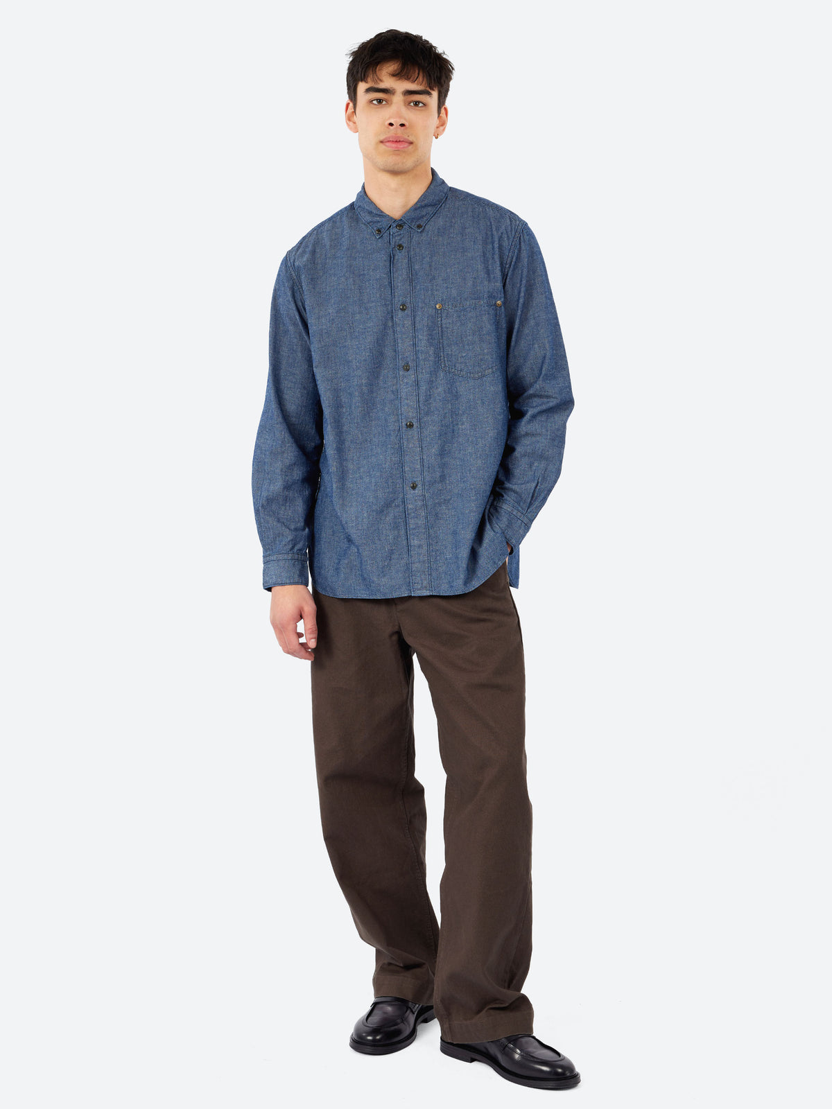 Indigo Chambray Shirt