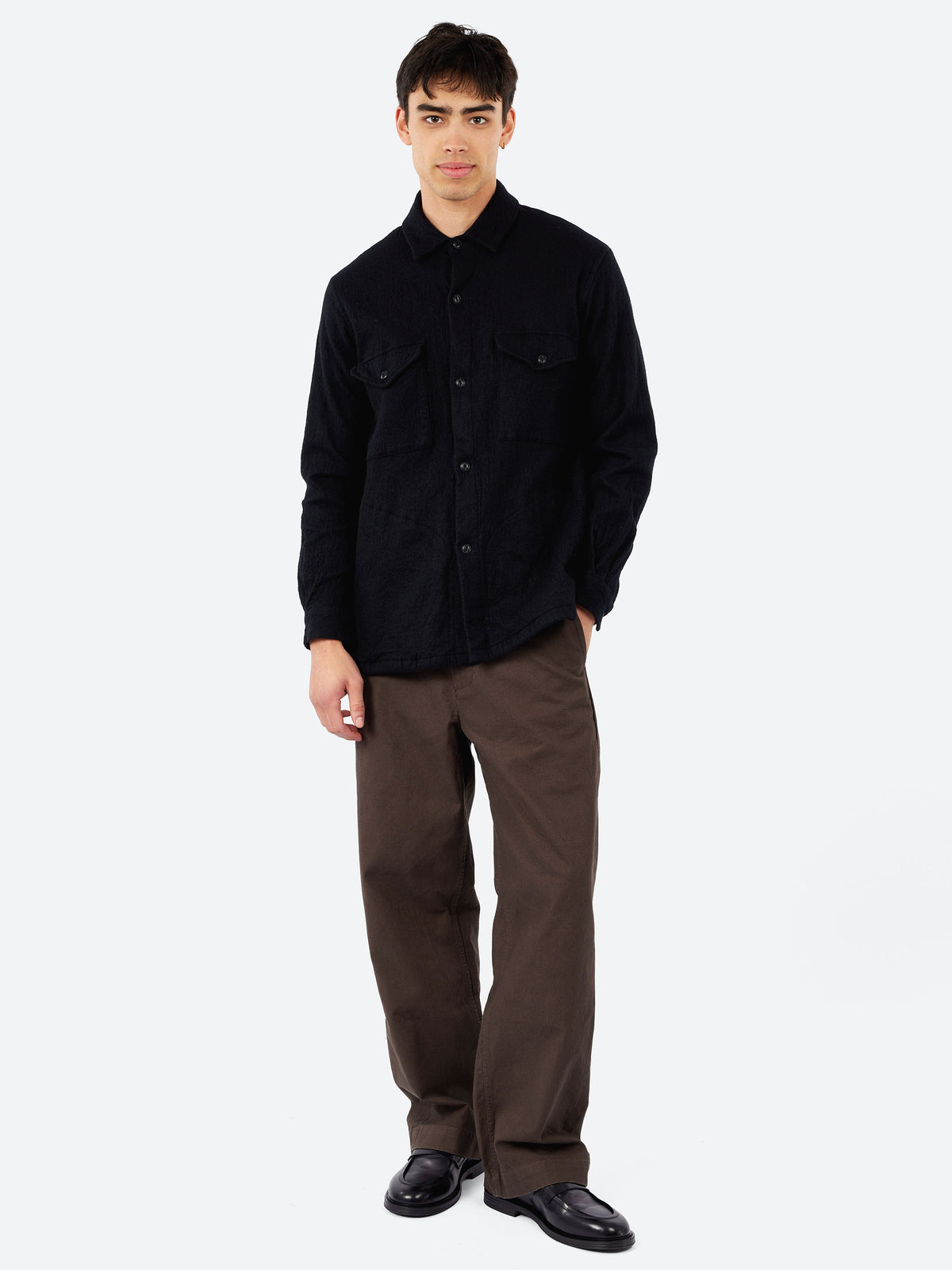 Twill Washed Work Shirt
