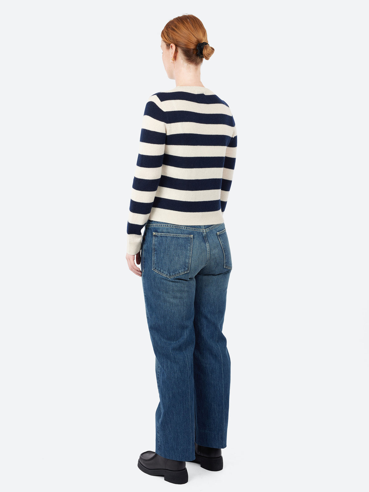 Cashmere Stripe Crew
