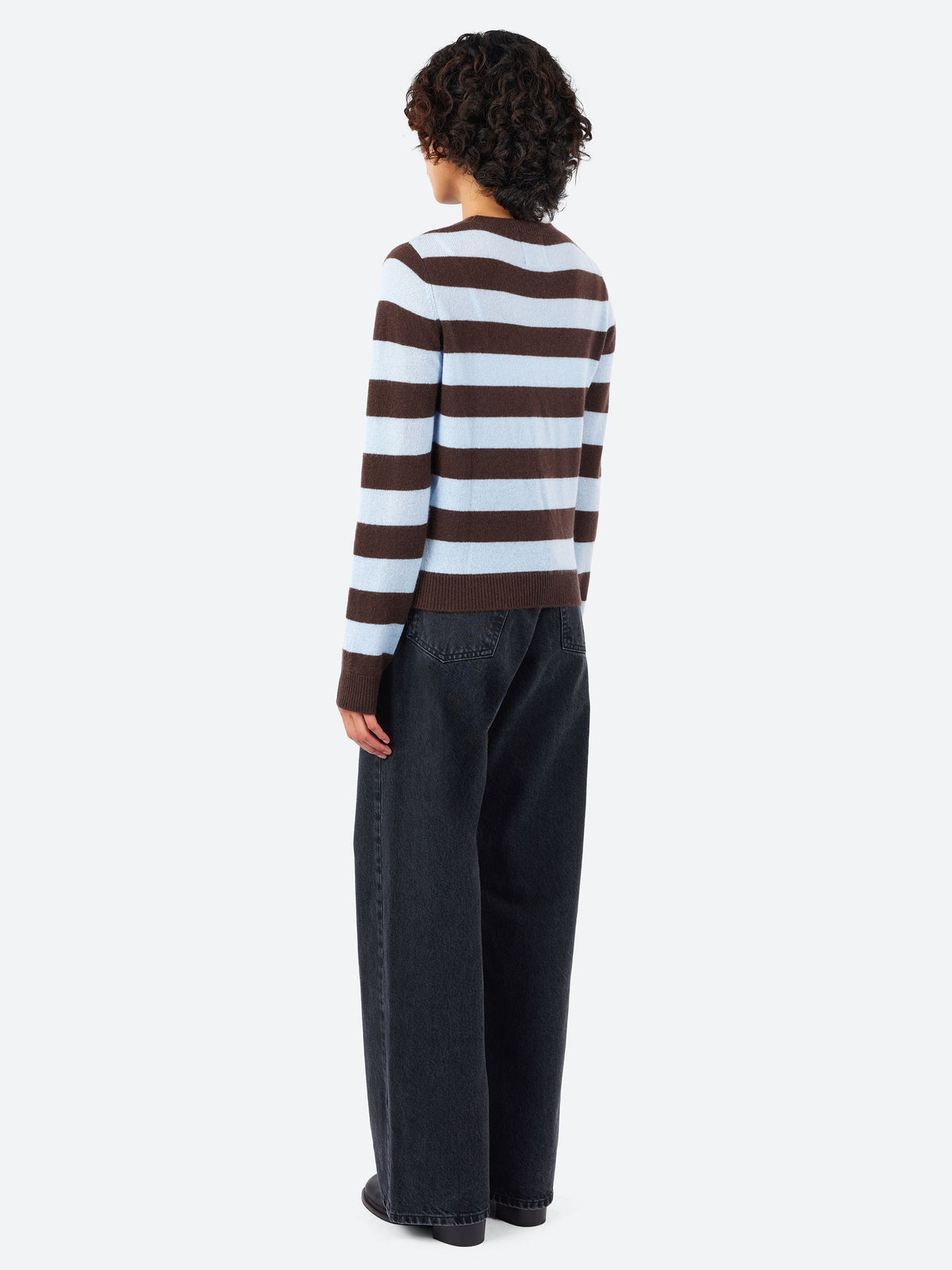 Cashmere Stripe Crew