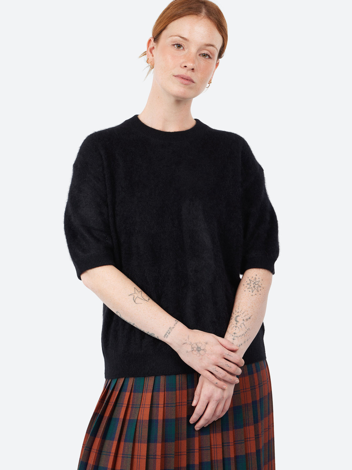 Cashmere Oversized Brushed T-Shirt