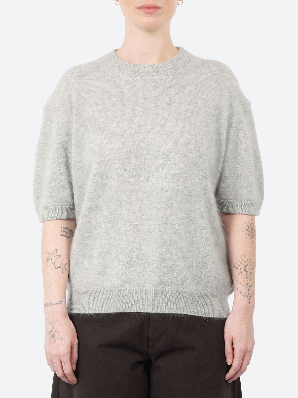Cashmere Oversized Brushed T-Shirt
