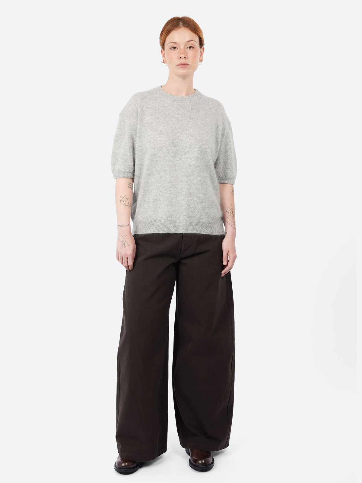 Cashmere Oversized Brushed T-Shirt
