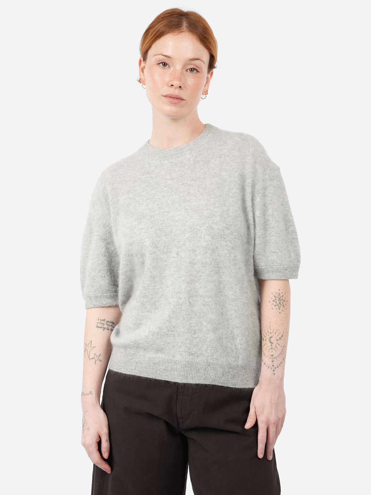 Cashmere Oversized Brushed T-Shirt