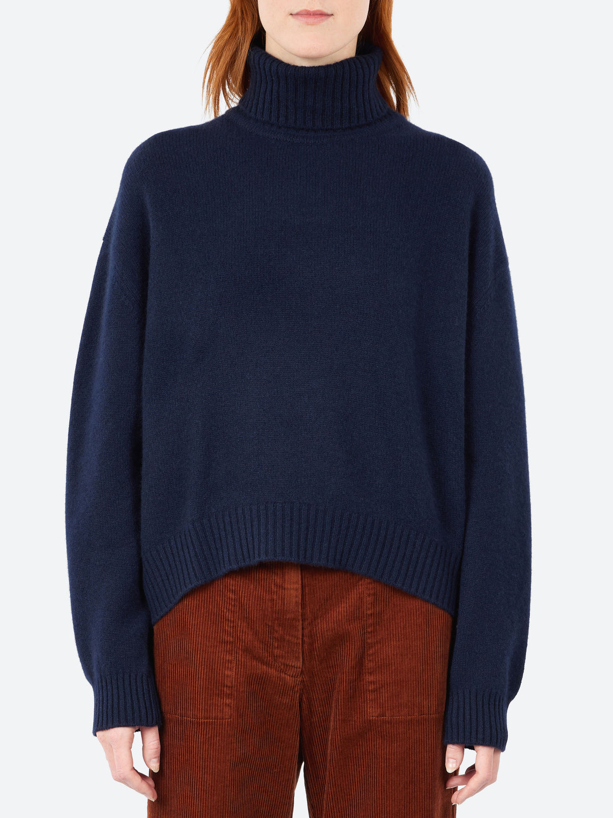 Oversize Roll Collar Sweater
