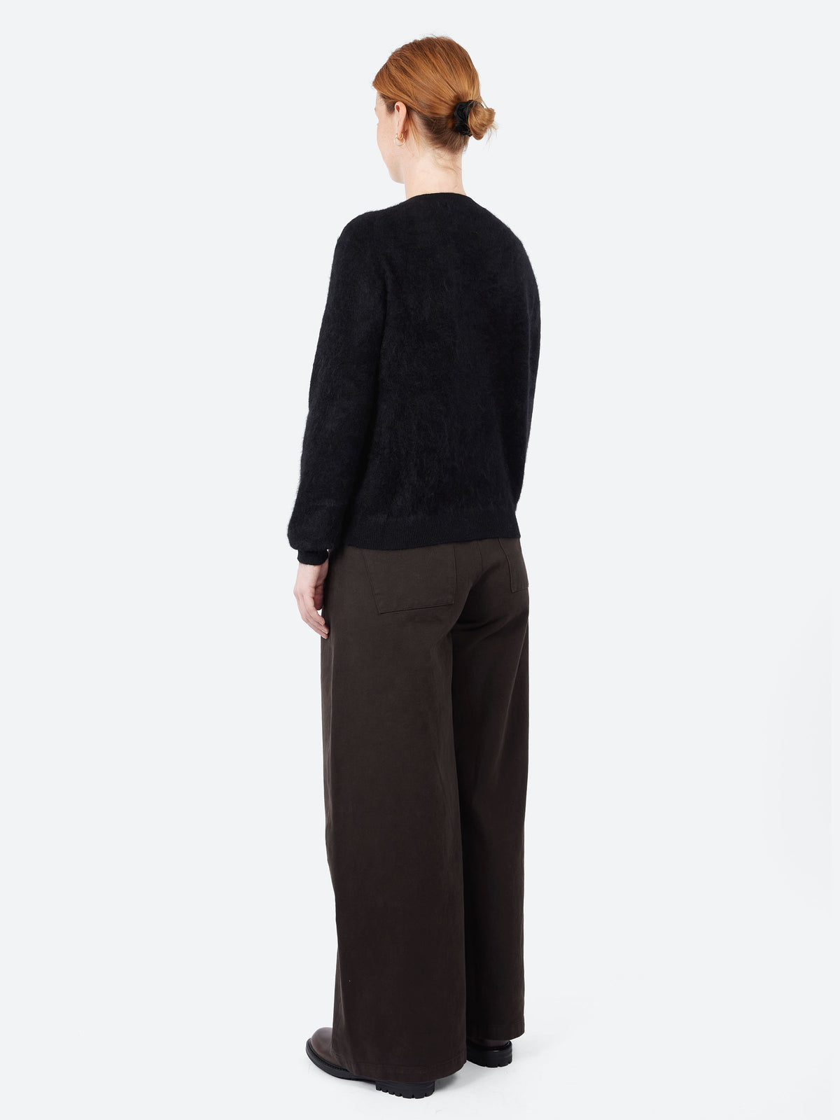 Brushed Crew Cardigan