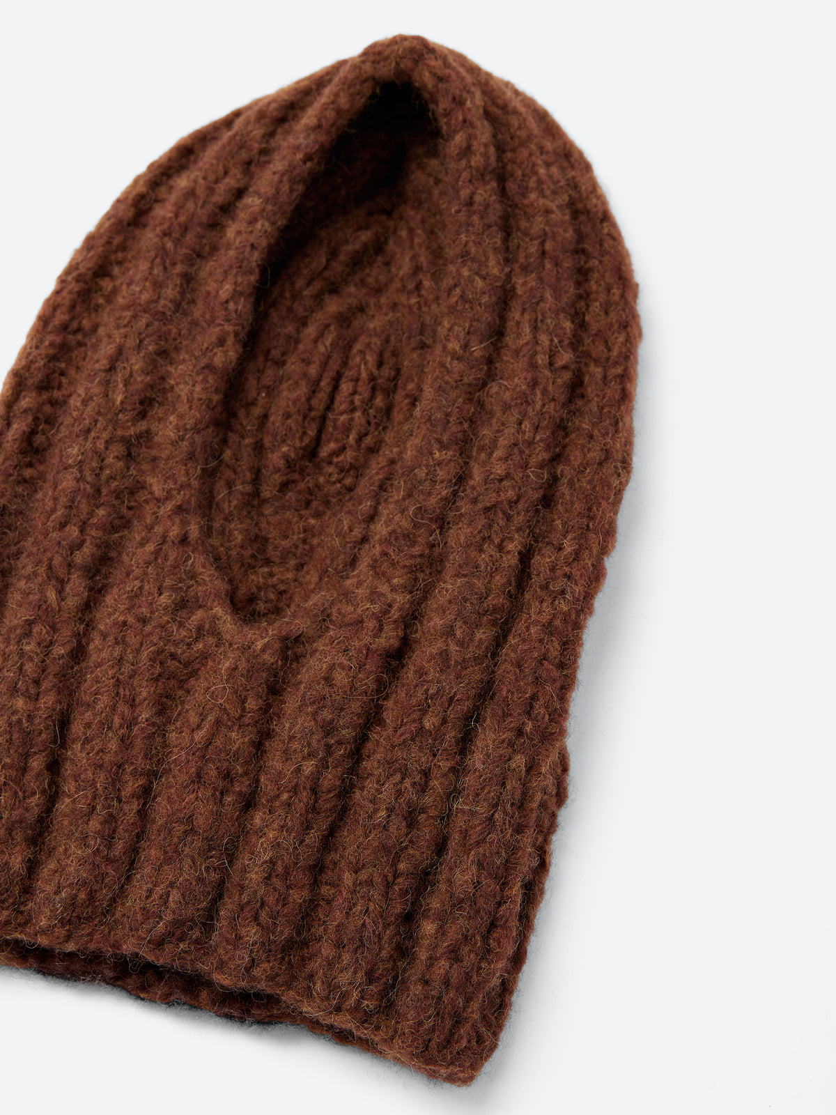 Handknit Rib Balaclava