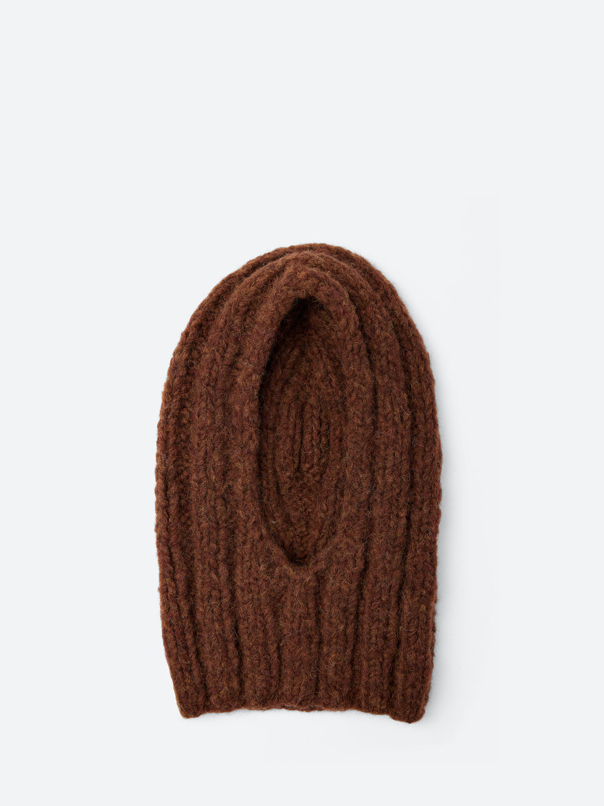 Handknit Rib Balaclava
