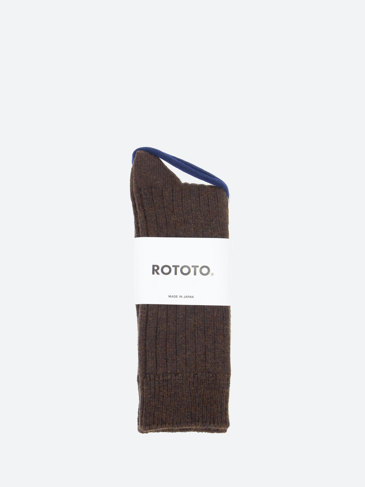Cotton Wool Ribbed Crew Socks