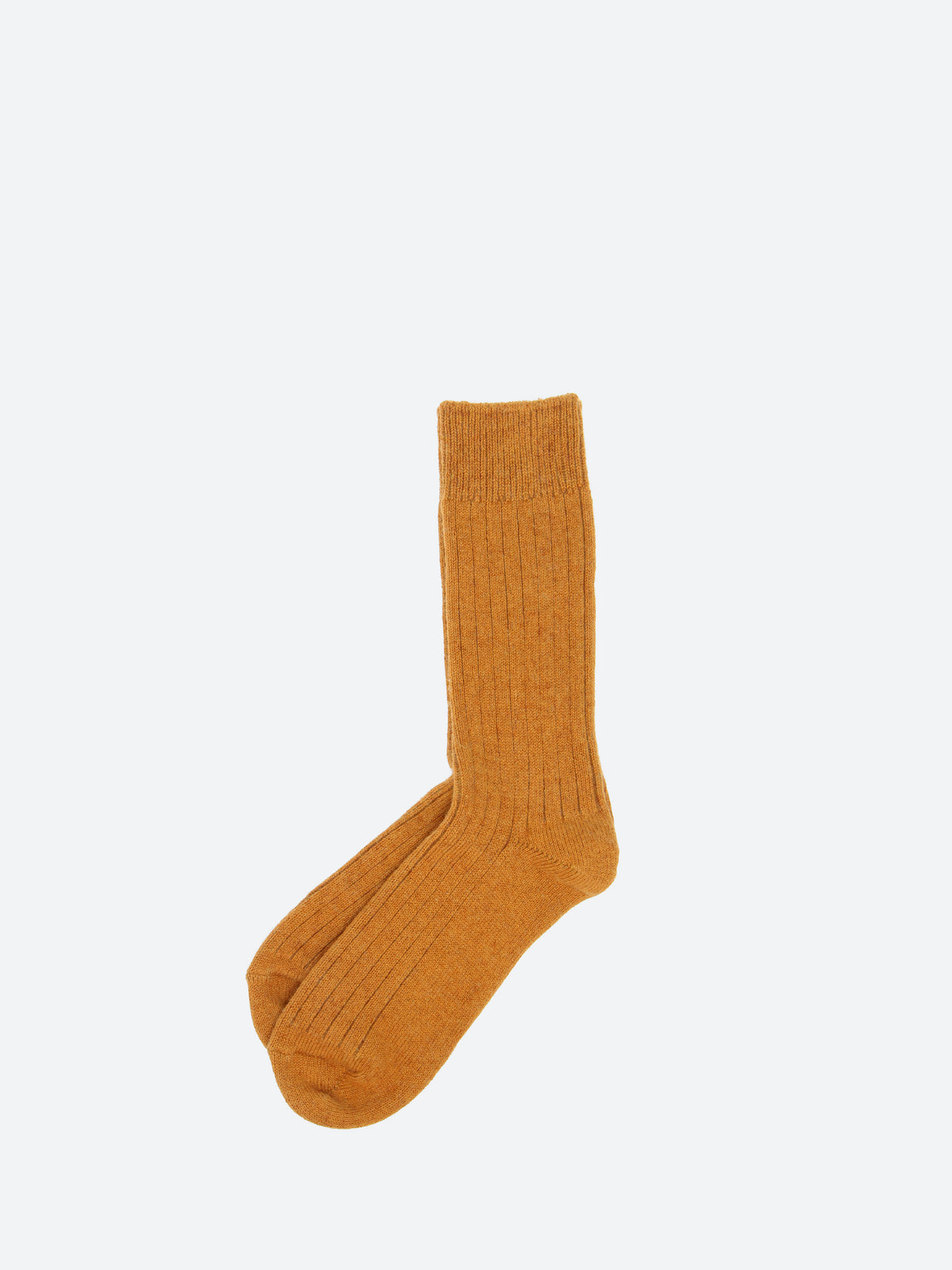 Cotton Wool Ribbed Crew Socks