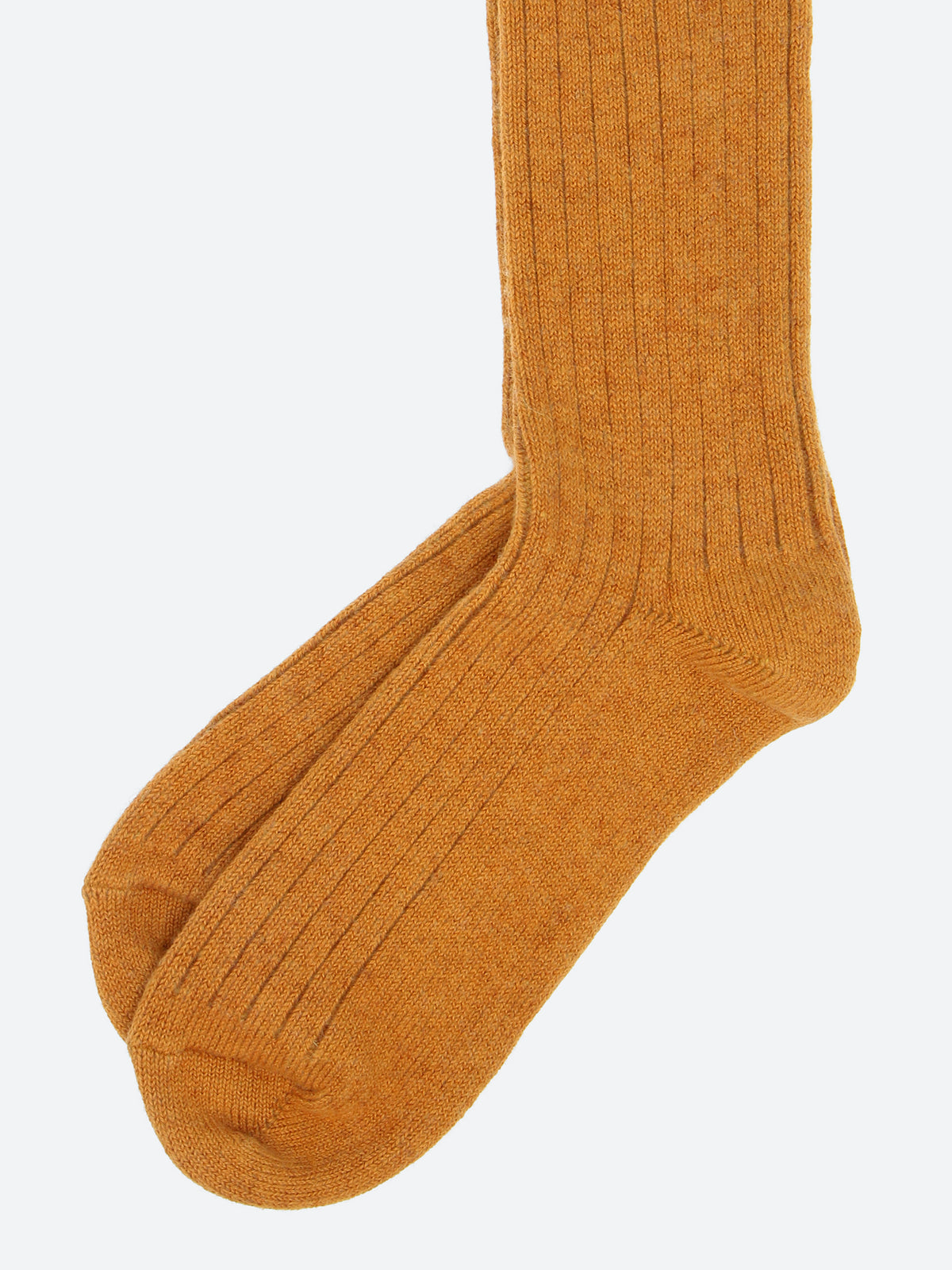 Cotton Wool Ribbed Crew Socks