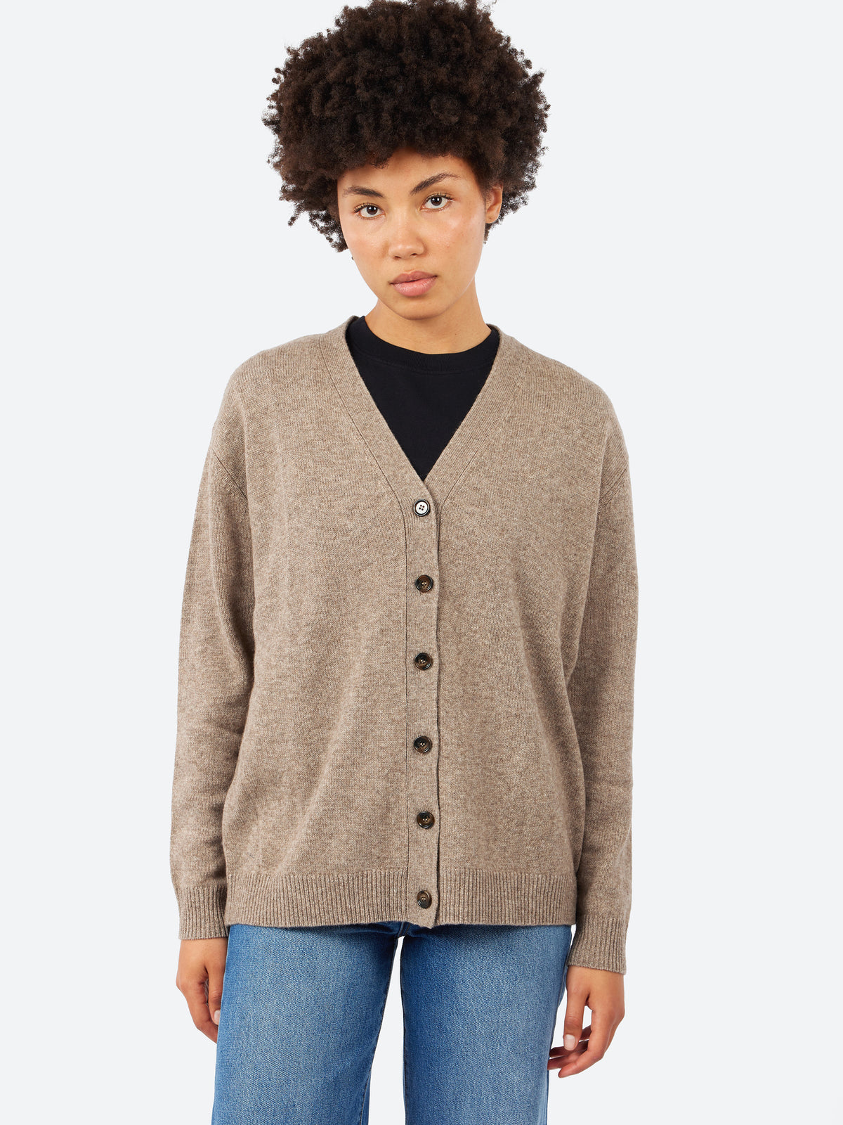 Wool, Cashmere and Yak Cardigan
