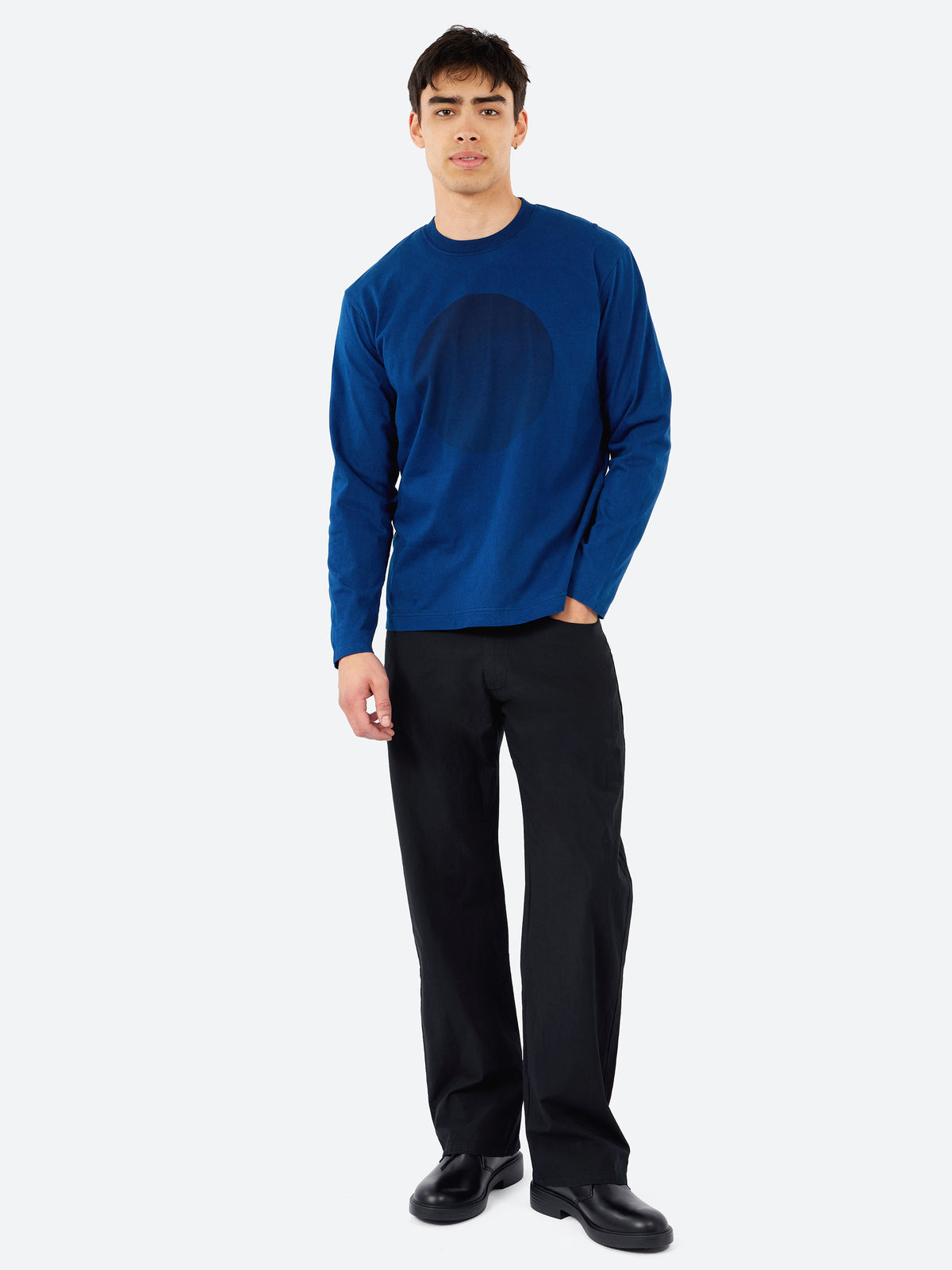Indigo Print Long Sleeve T-shirt