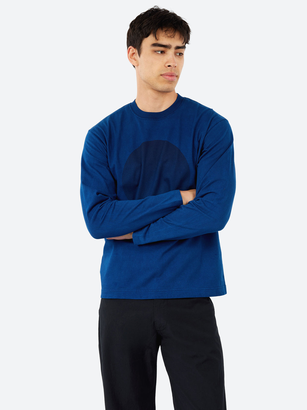 Indigo Print Long Sleeve T-shirt