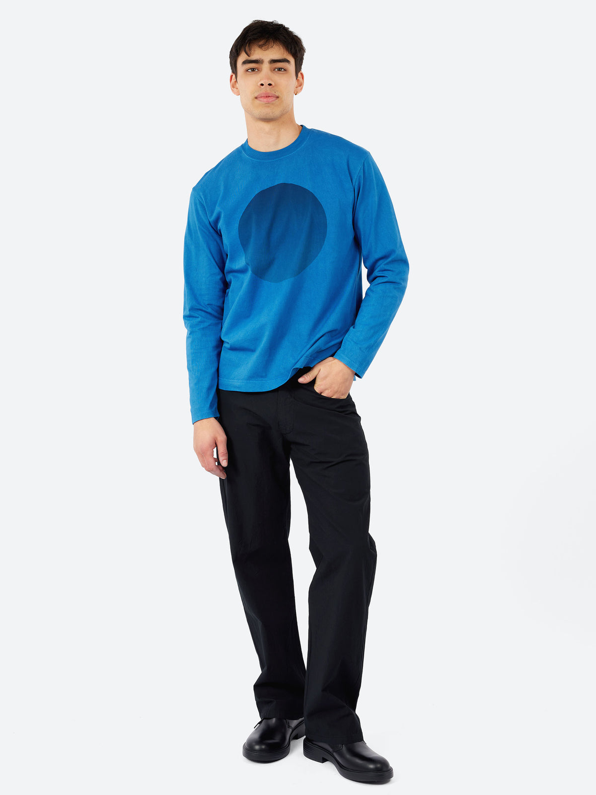 Indigo Print Long Sleeve T-shirt