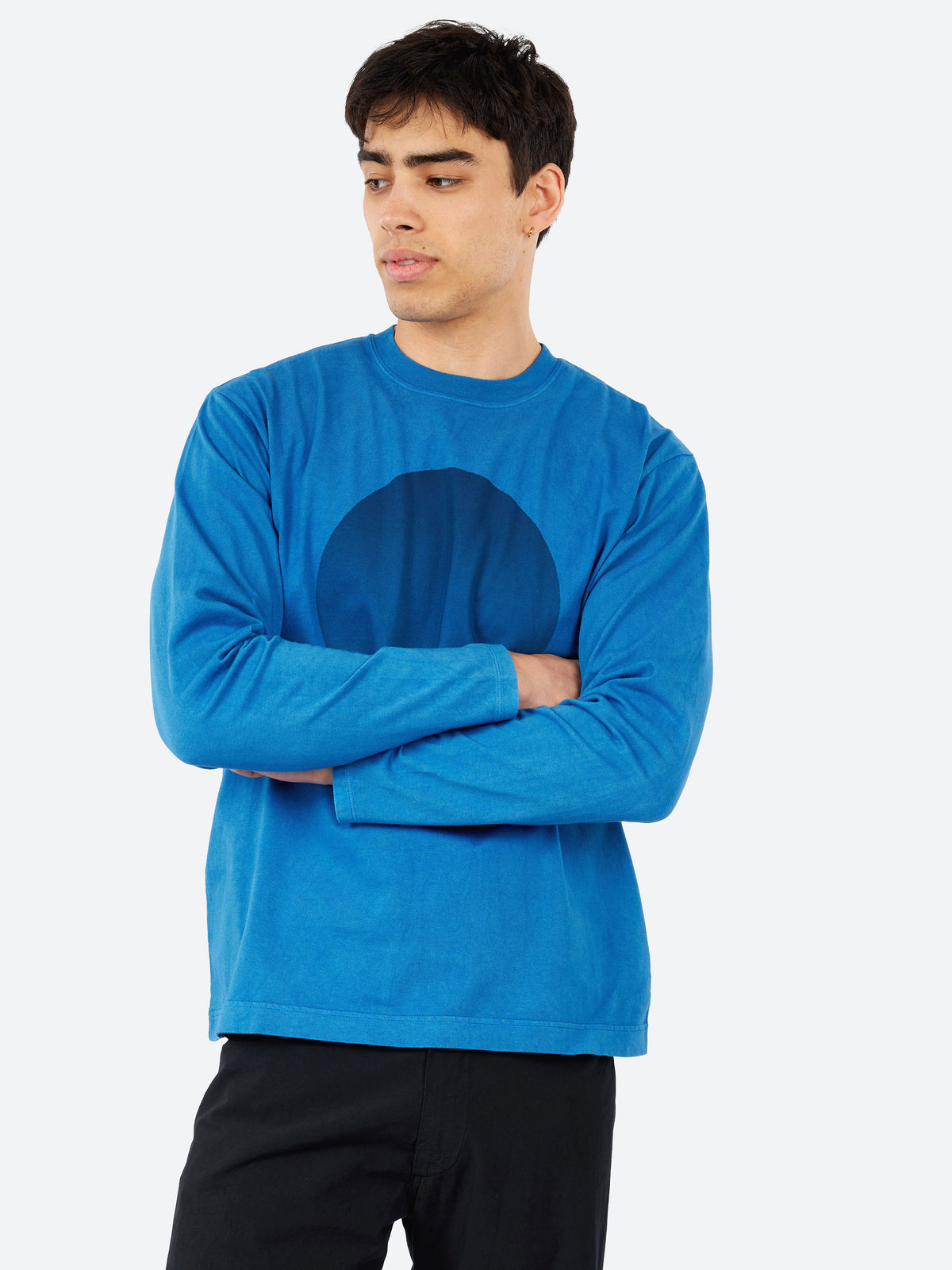 Indigo Print Long Sleeve T-shirt
