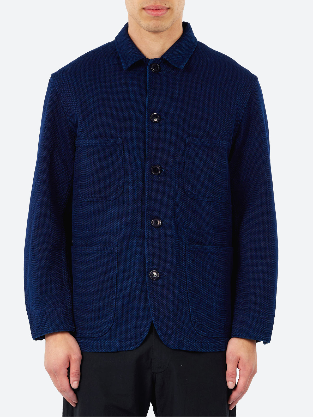 Woven Pure Sashiko Coverall
