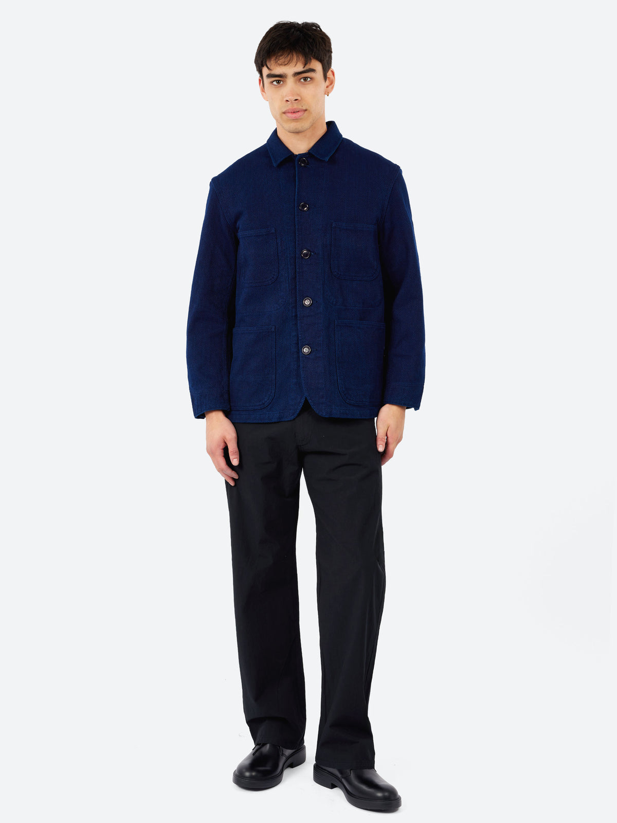 Woven Pure Sashiko Coverall
