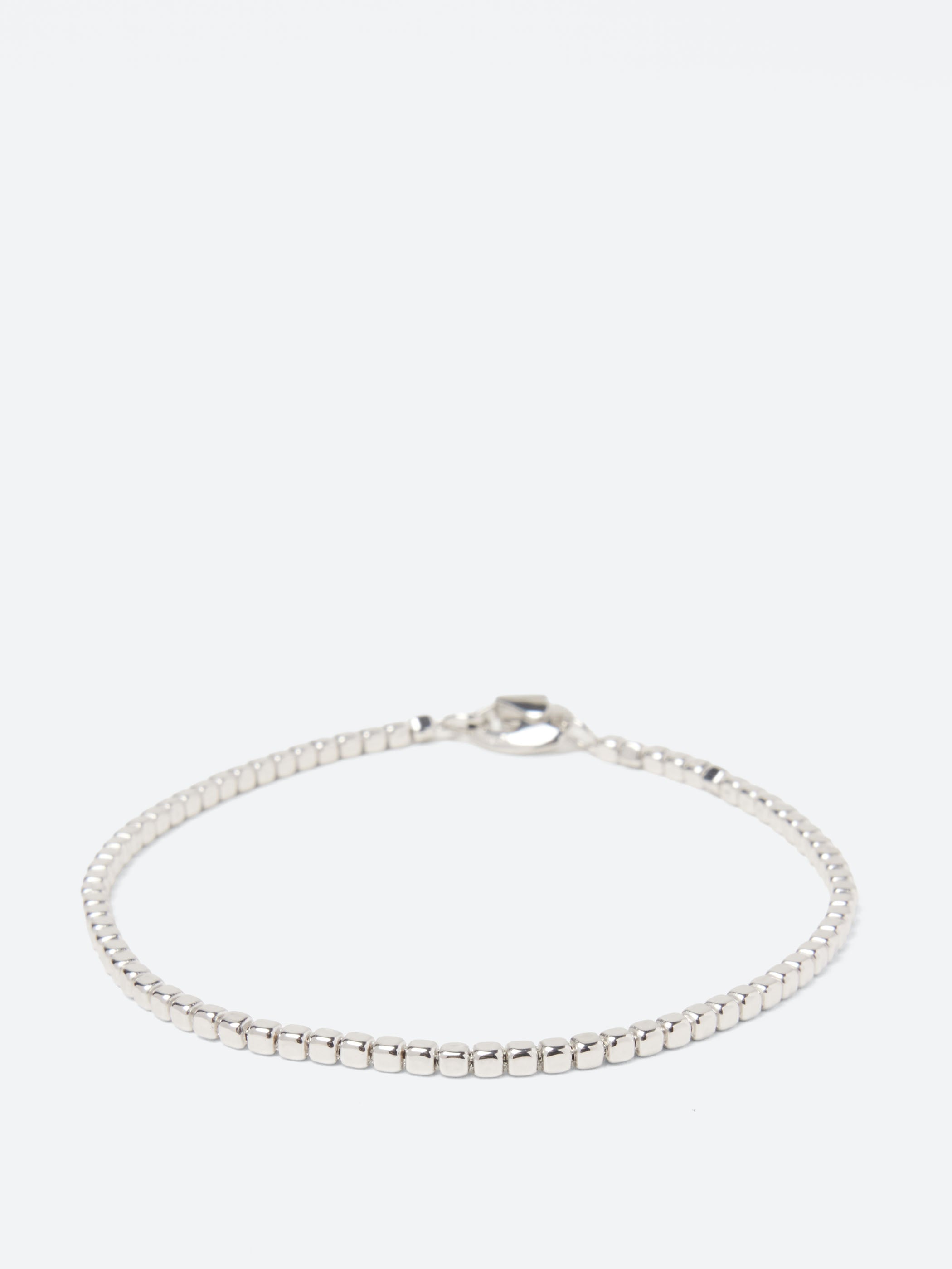 Miansai - 4mm Cuban Chain Bracelet in Polished Silver – gravitypope