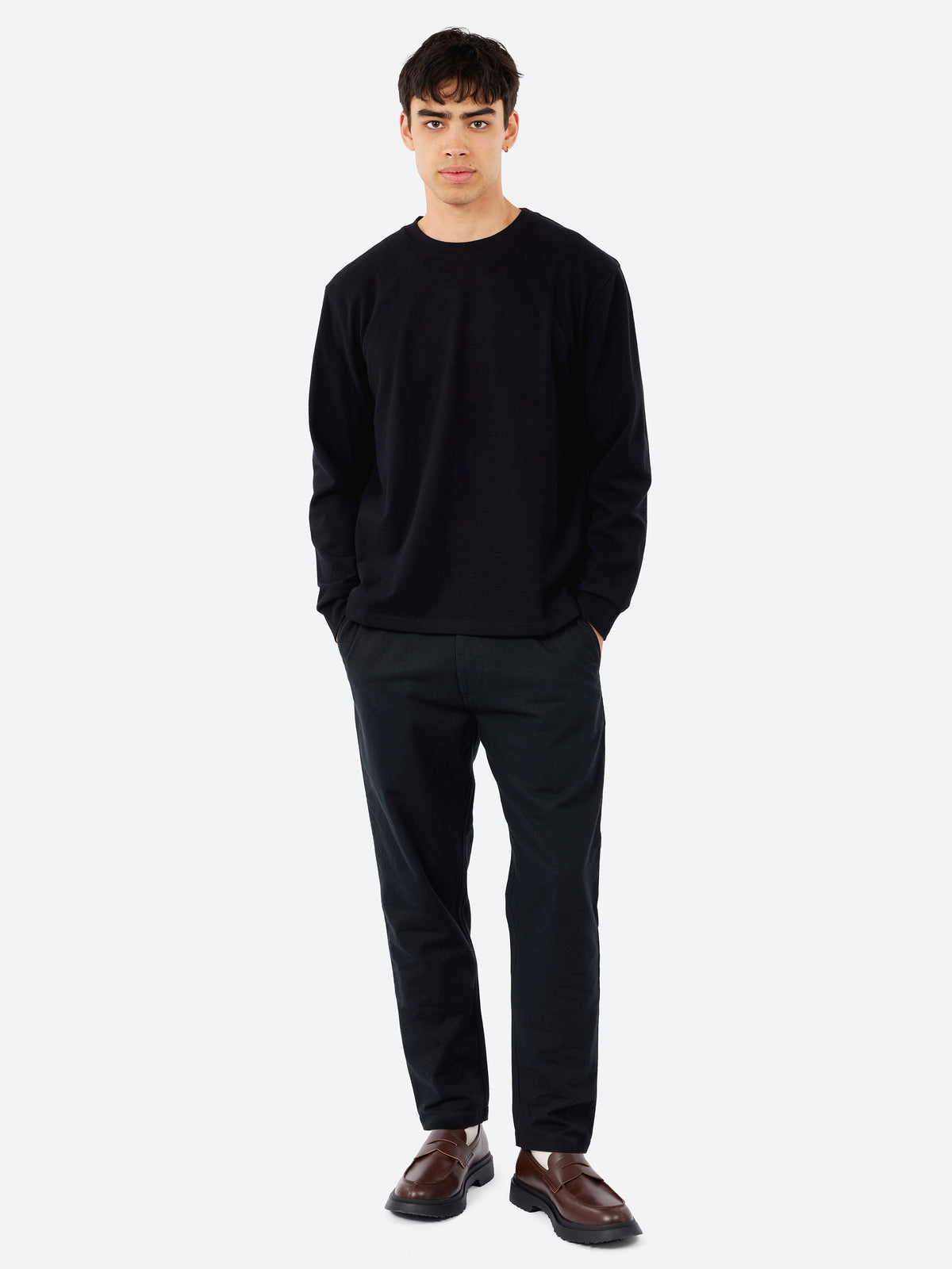 Brushed Moleskin Military Chino