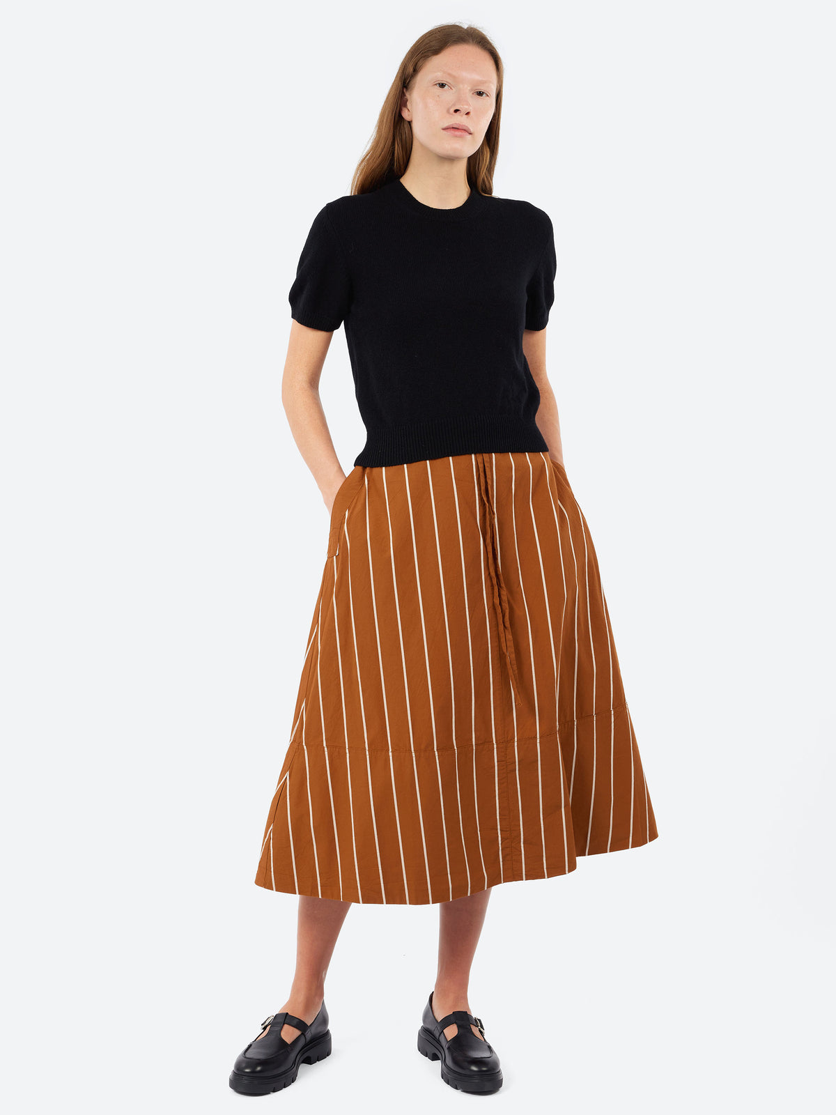 Garland Stripe Skirt