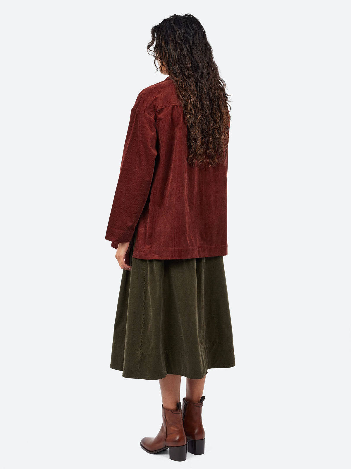 Cord Smock Top