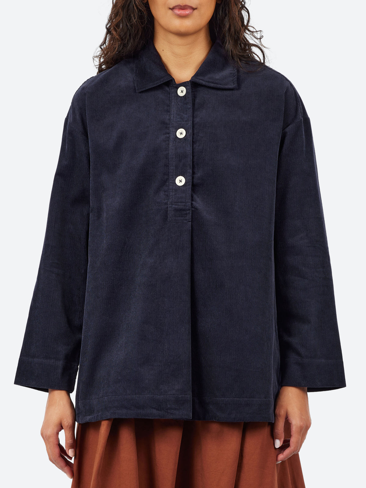 Cord Smock Top