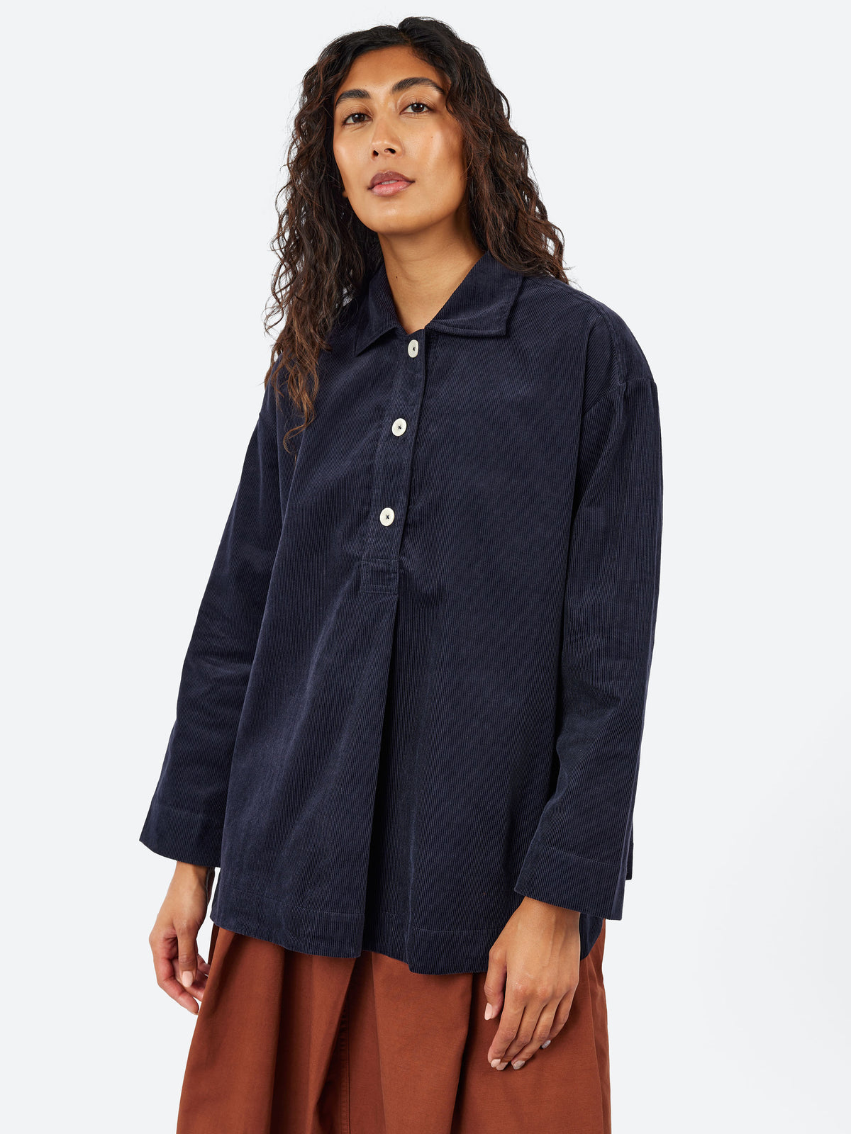 Cord Smock Top