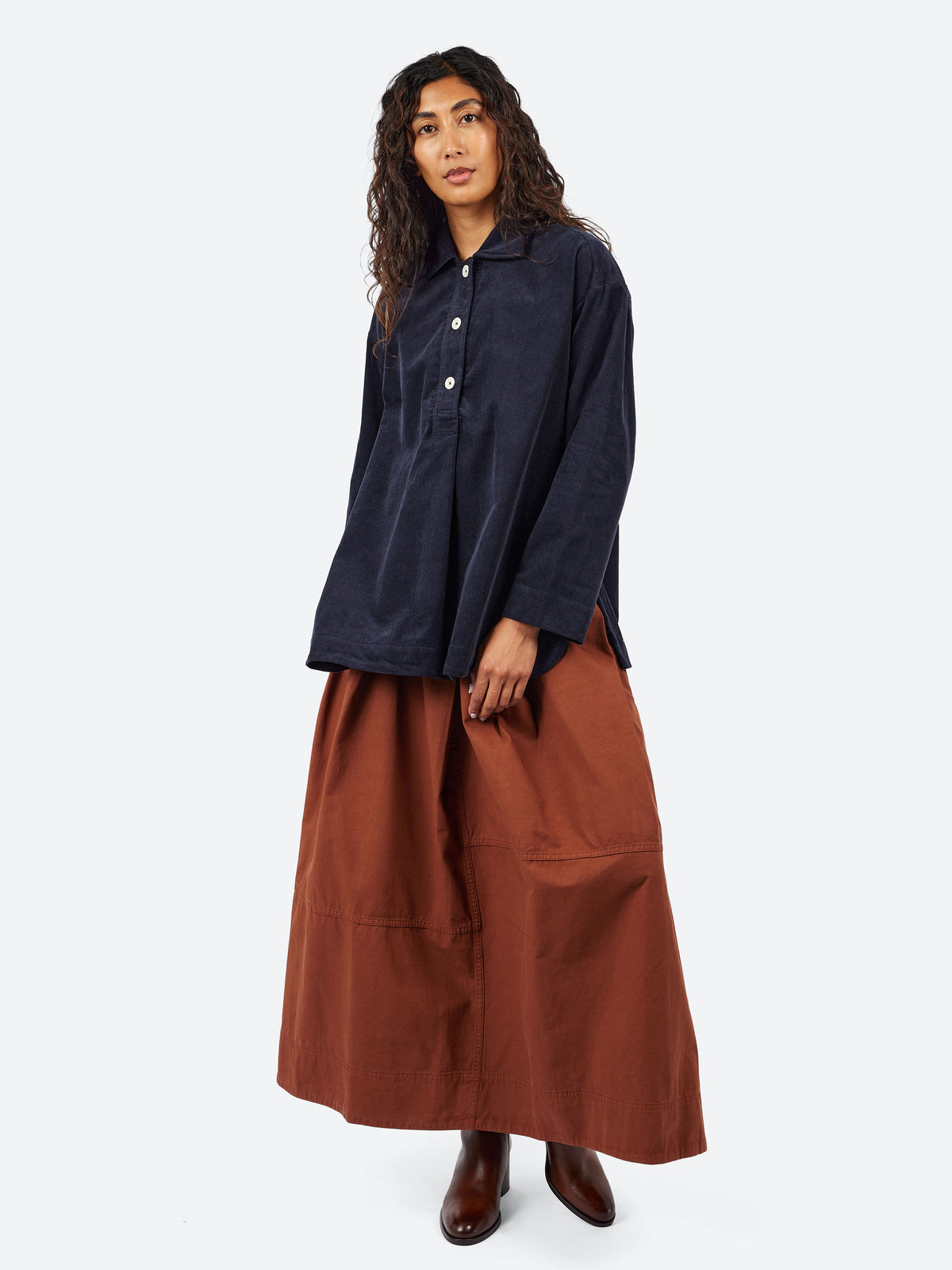 Cord Smock Top