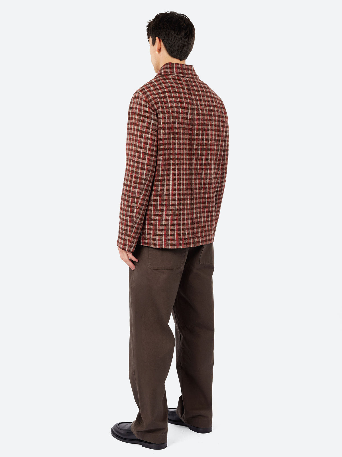 Wool Check Chore Jacket