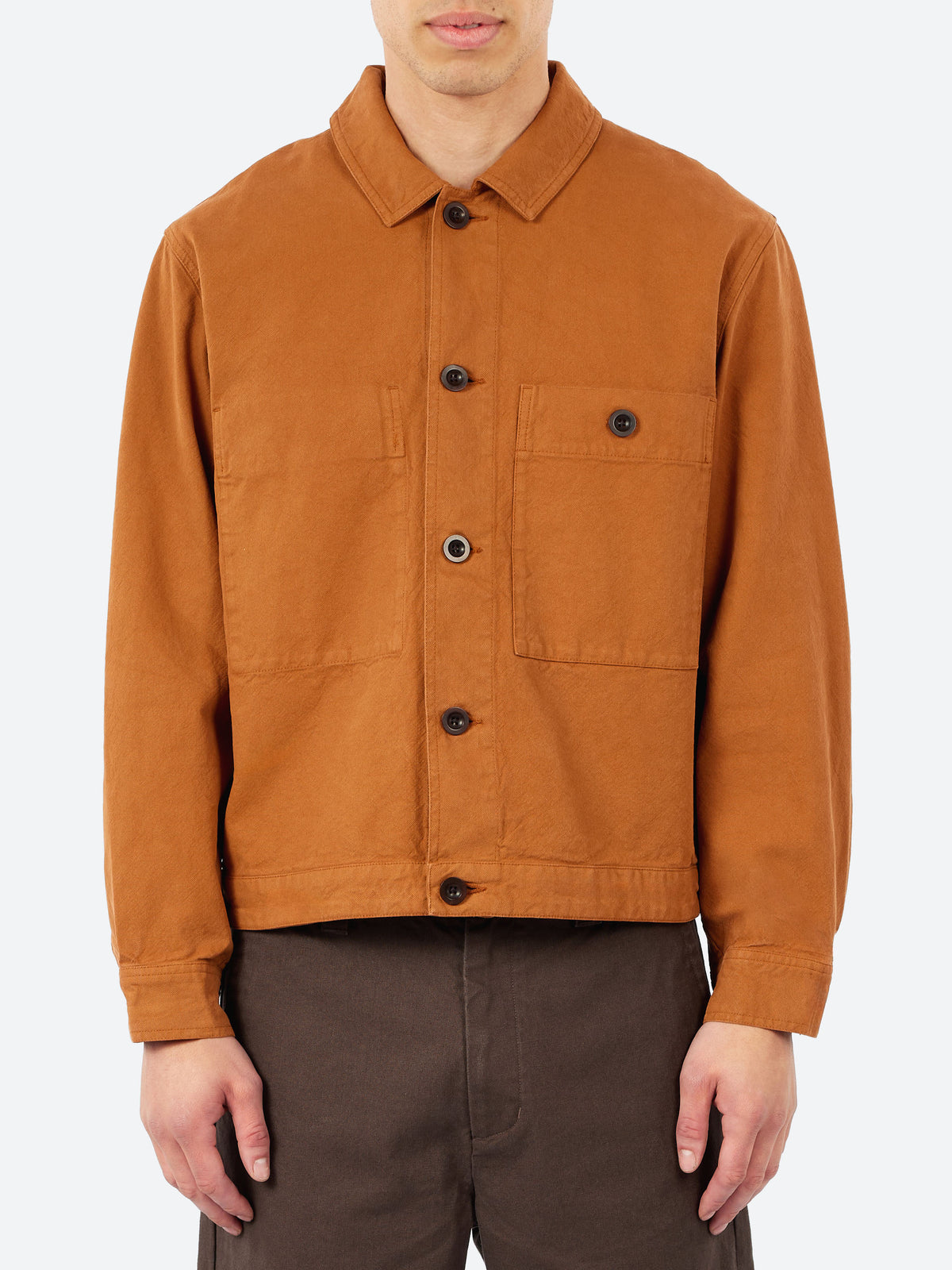 Garment Dyed Cotton Short Jacket