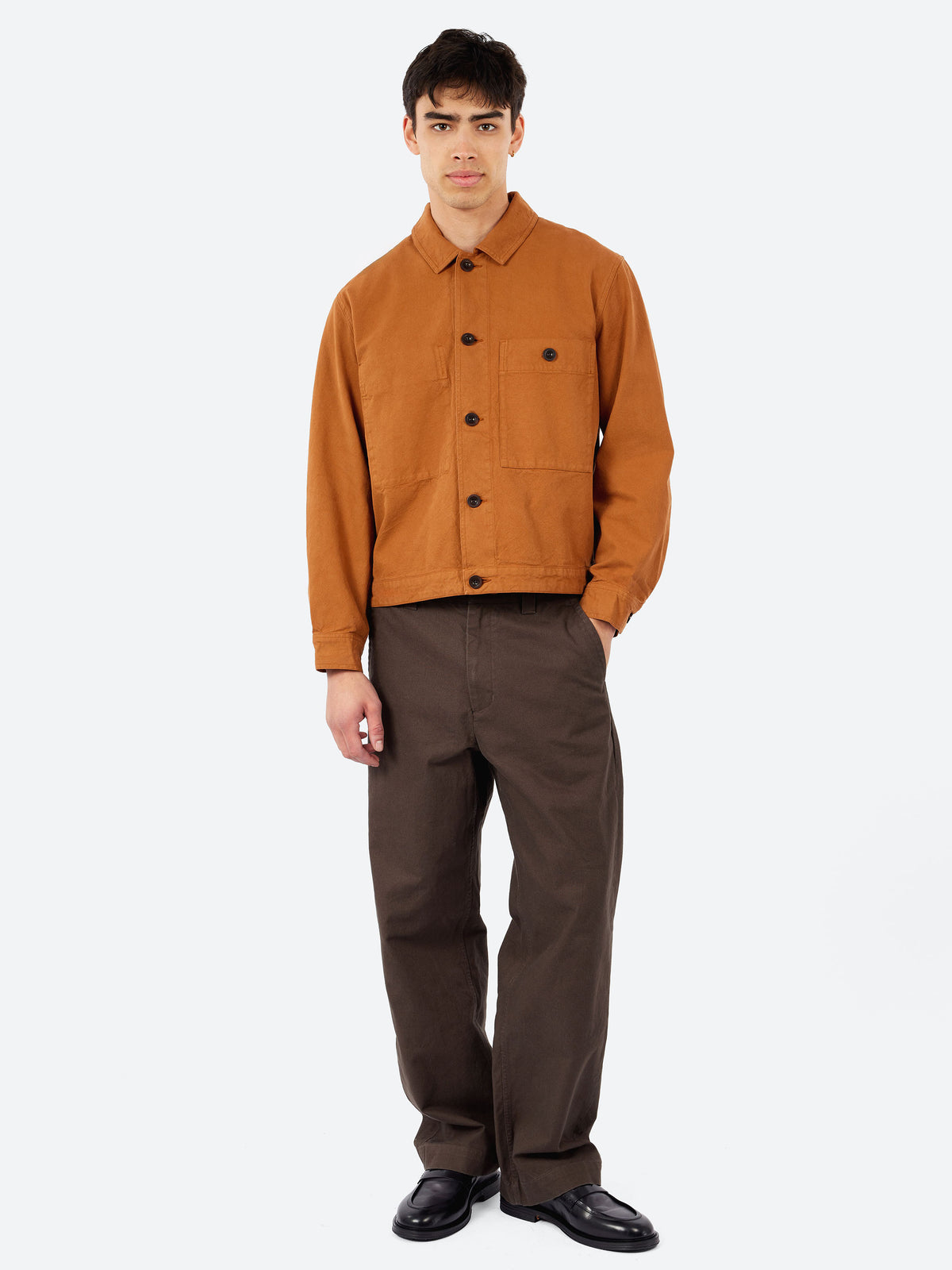 Garment Dyed Cotton Short Jacket