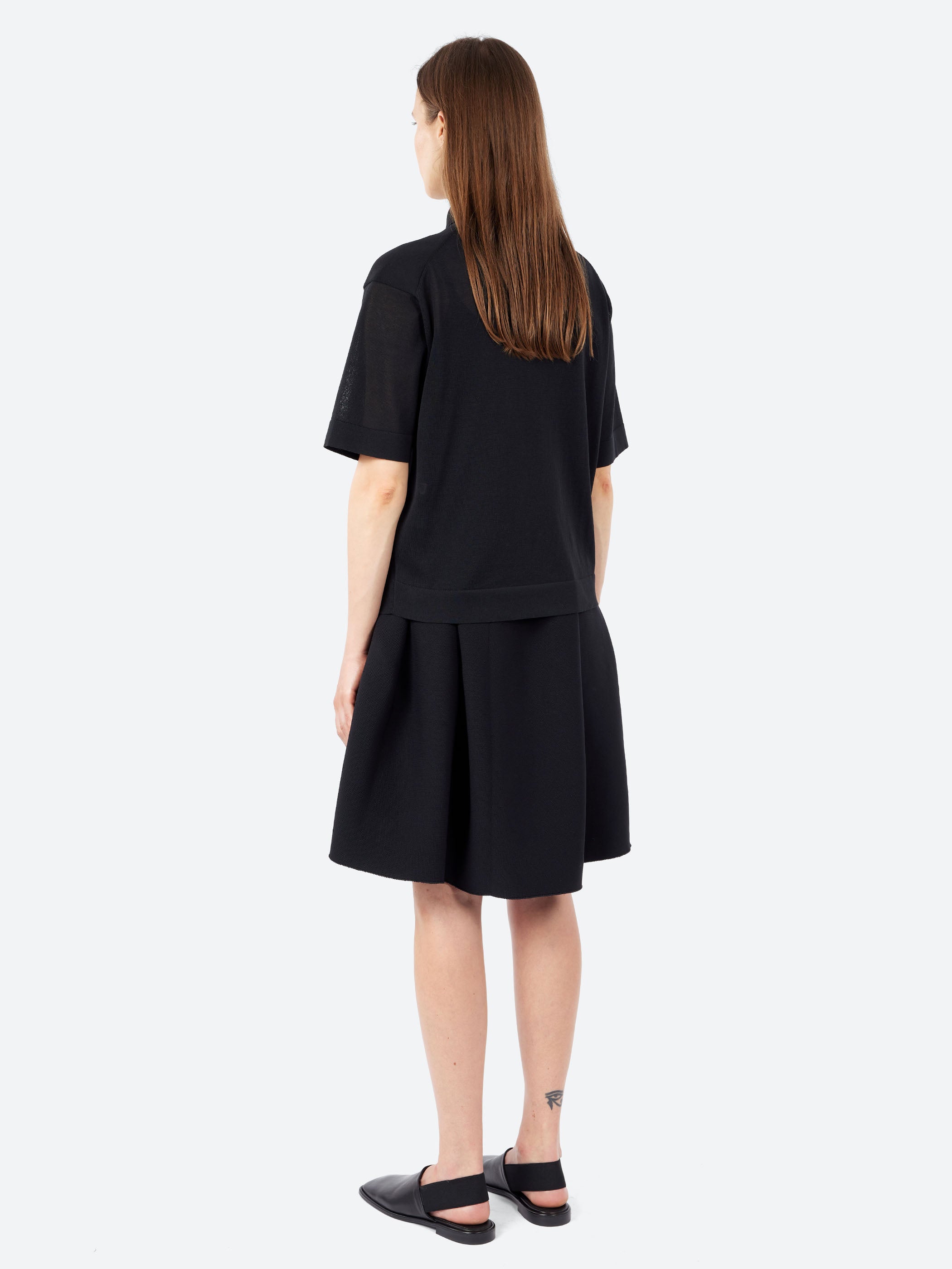 CFCL - TC Milan Short Sleeve Shirt in Black – gravitypope