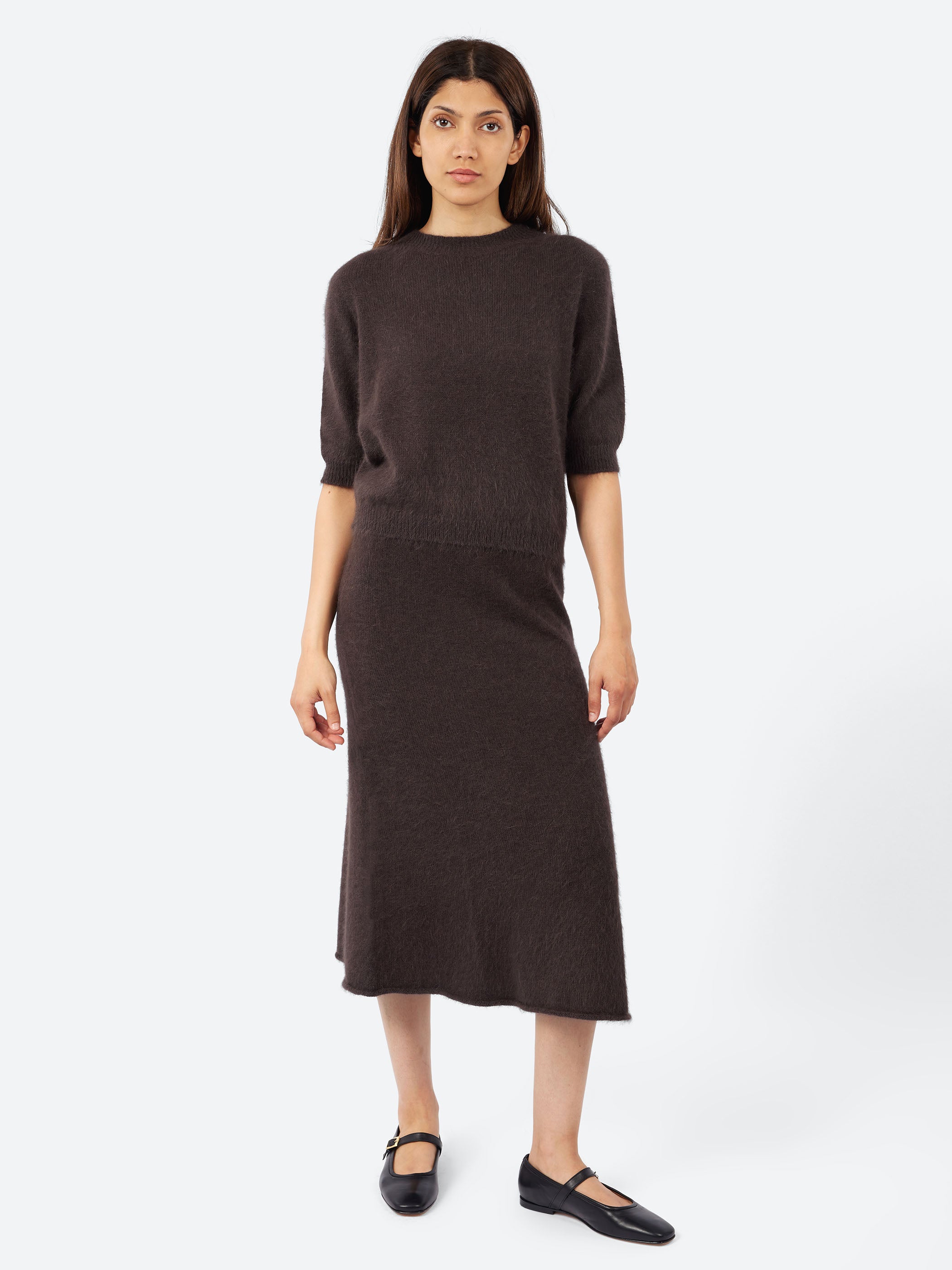 Angora Midi Skirt