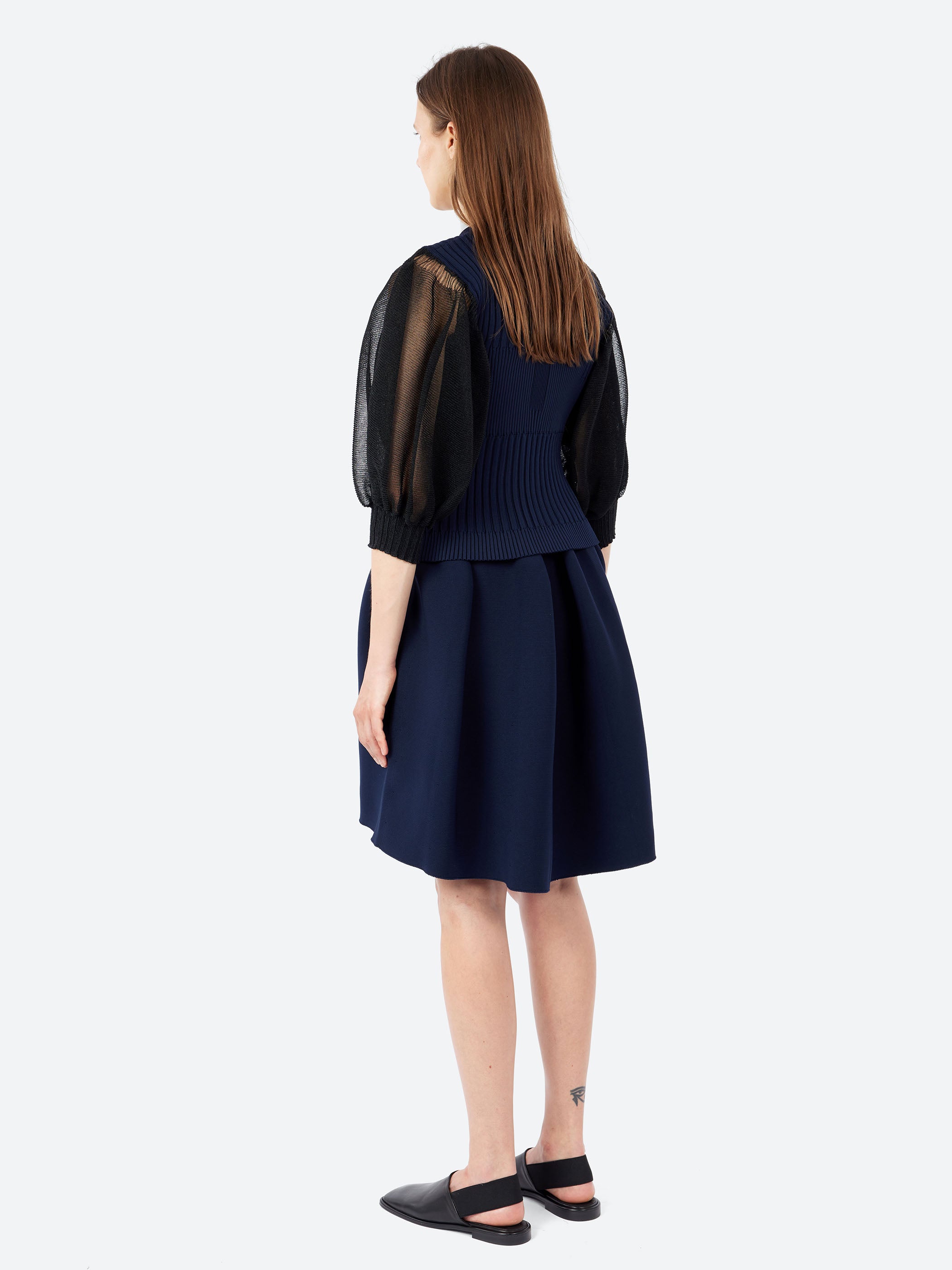 CFCL - Pottery Short Sleeve Mini Dress in Black – gravitypope