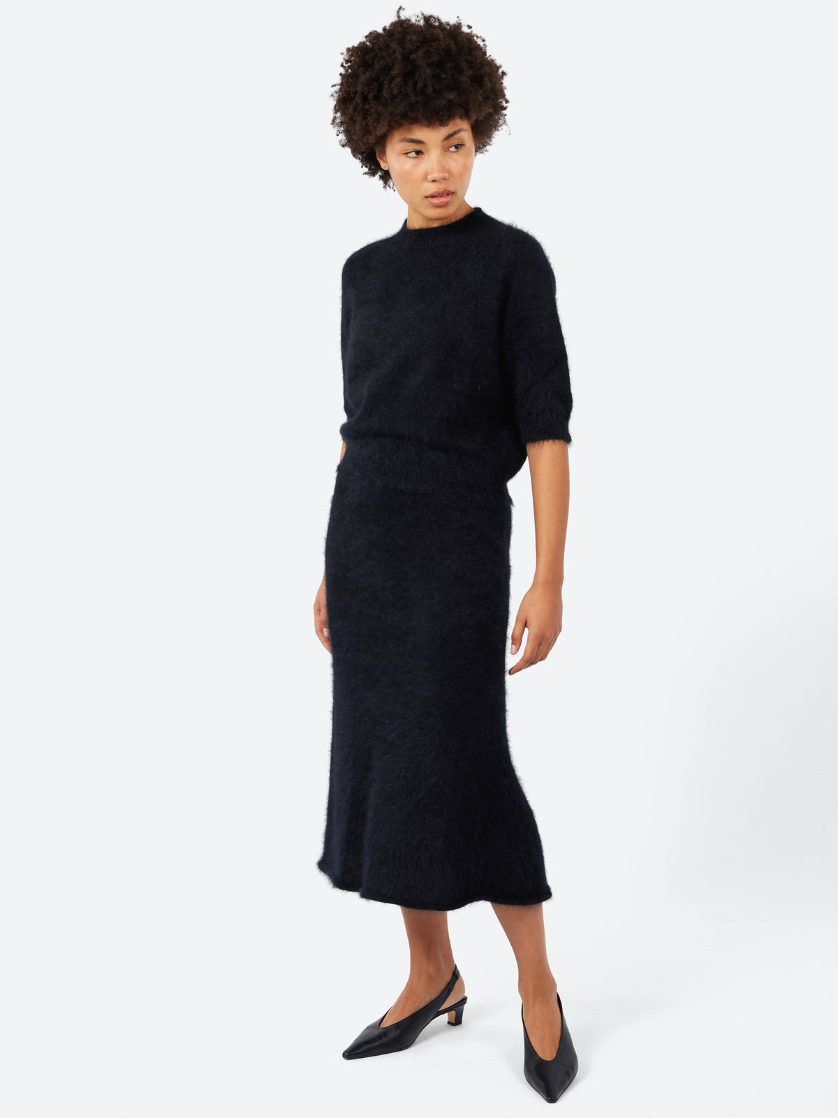 Angora Midi Skirt