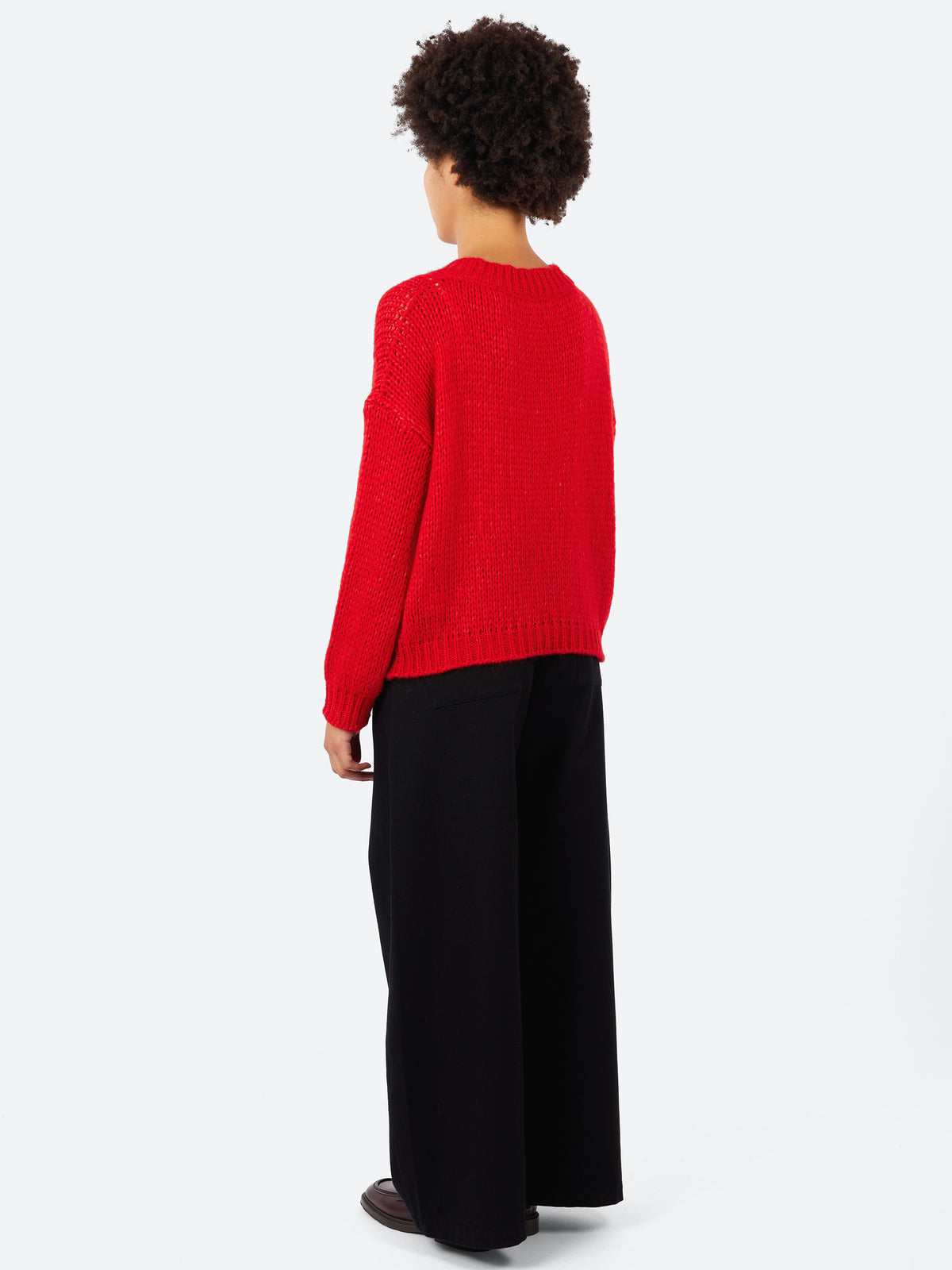 Alpaca V-Neck Sweater