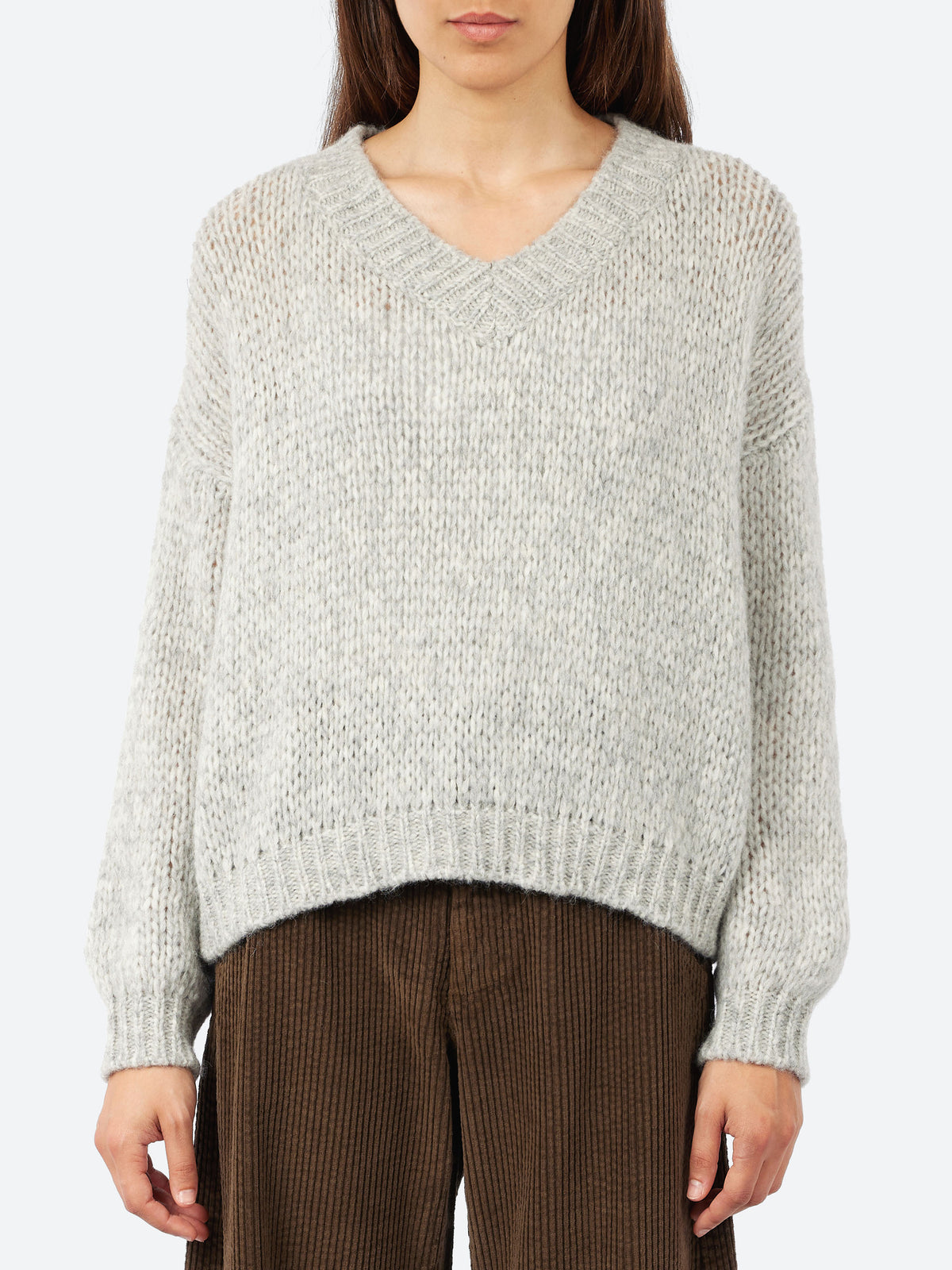 Alpaca V-Neck Sweater