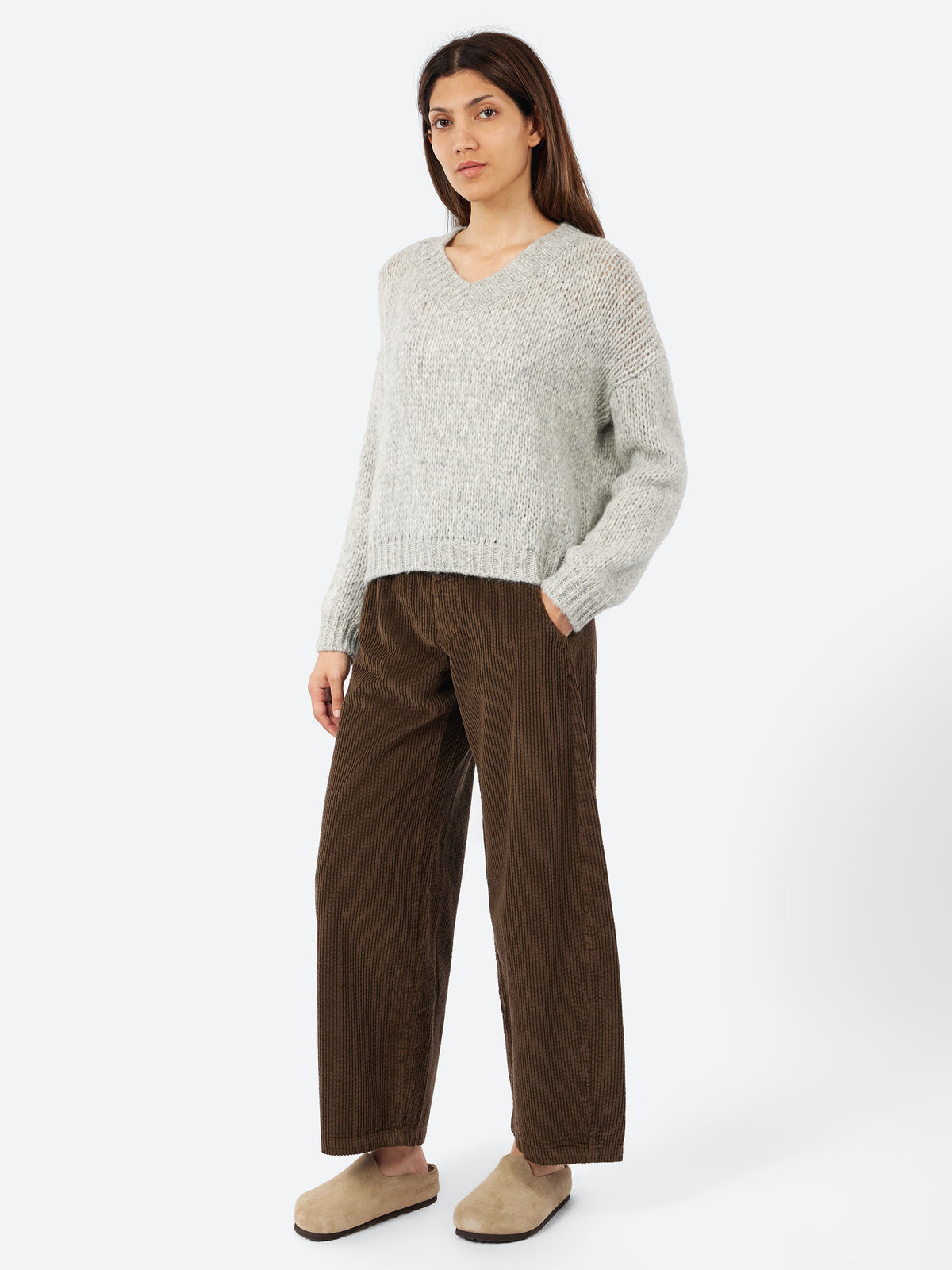 Alpaca V-Neck Sweater