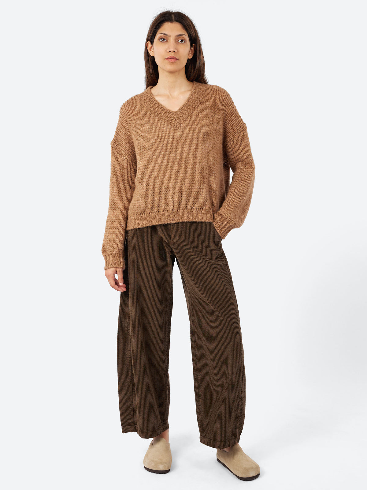 Alpaca V-Neck Sweater