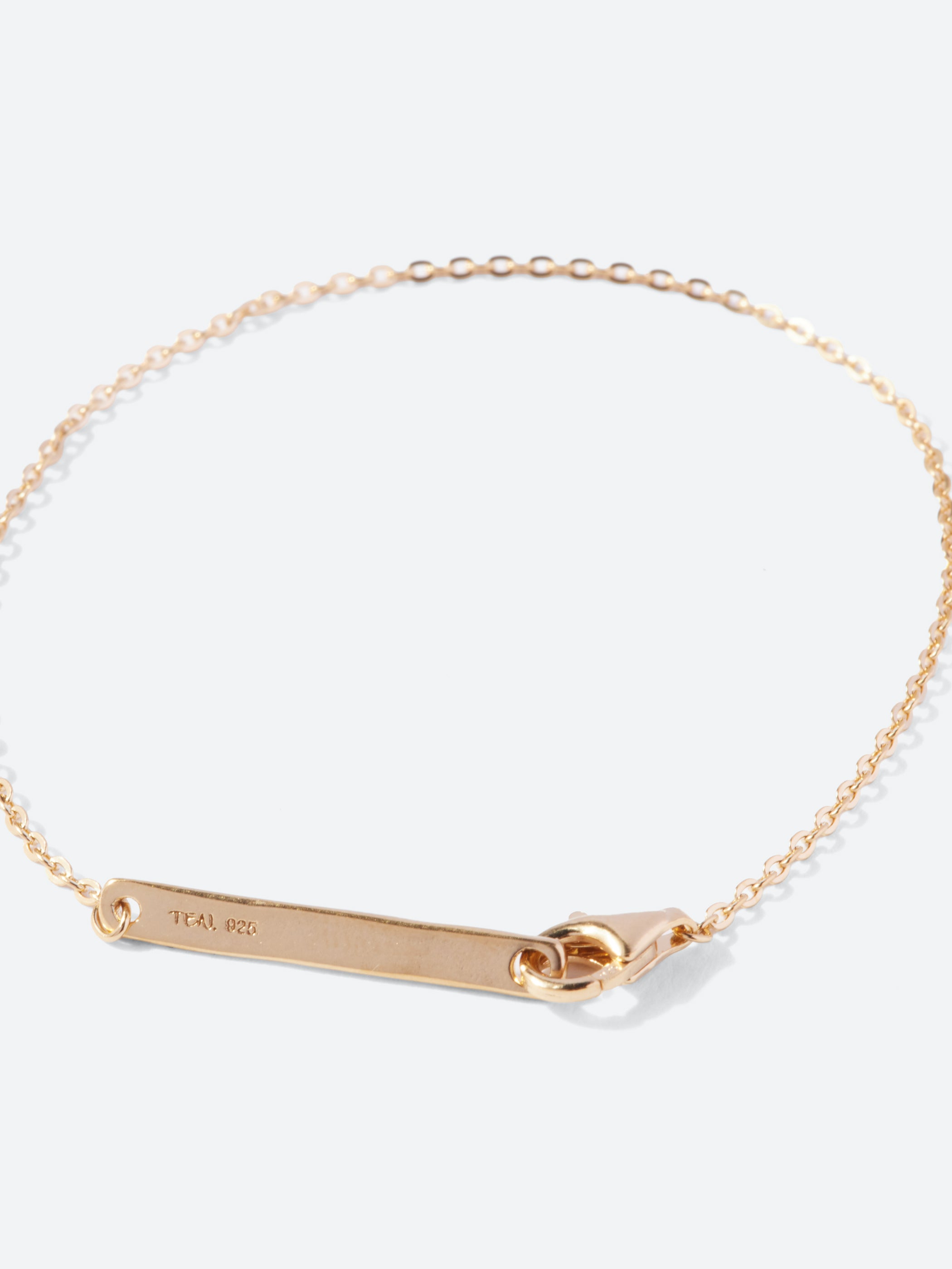 Flat Cable Chain Bracelet