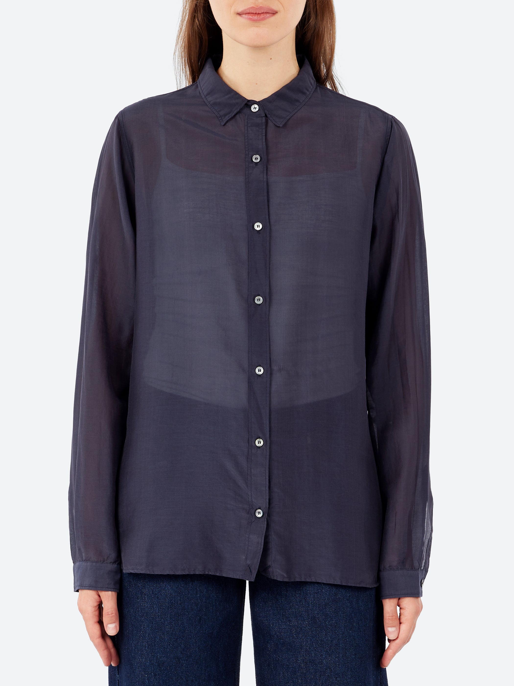 Side-Buttoned Shirt