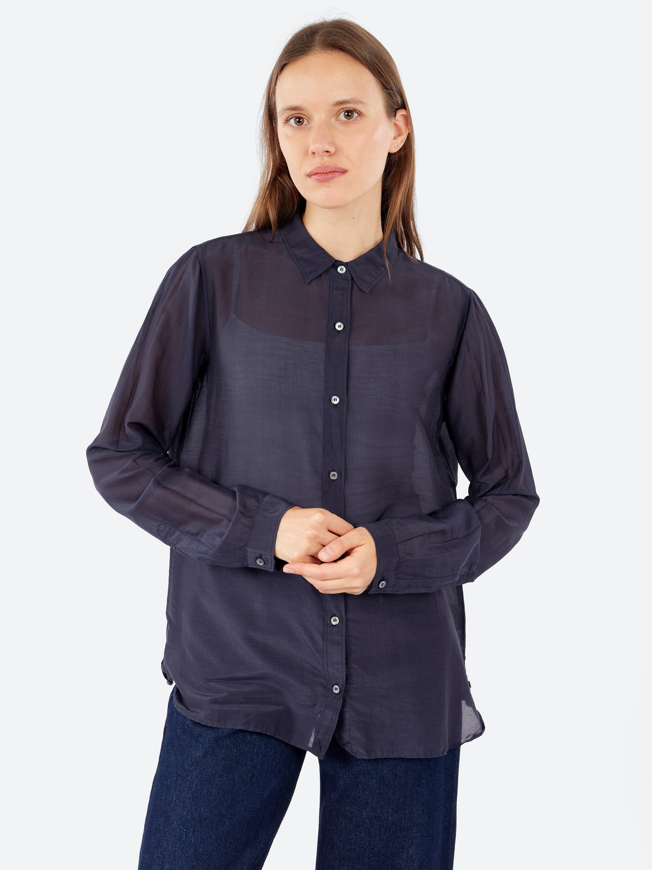 Side-Buttoned Shirt