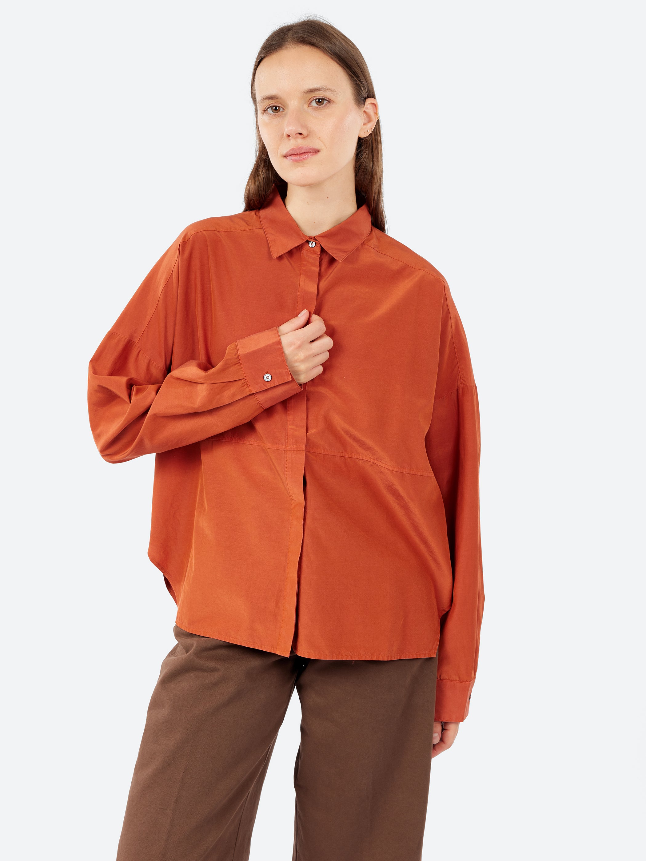 Iconic Cotton and Silk Shirt