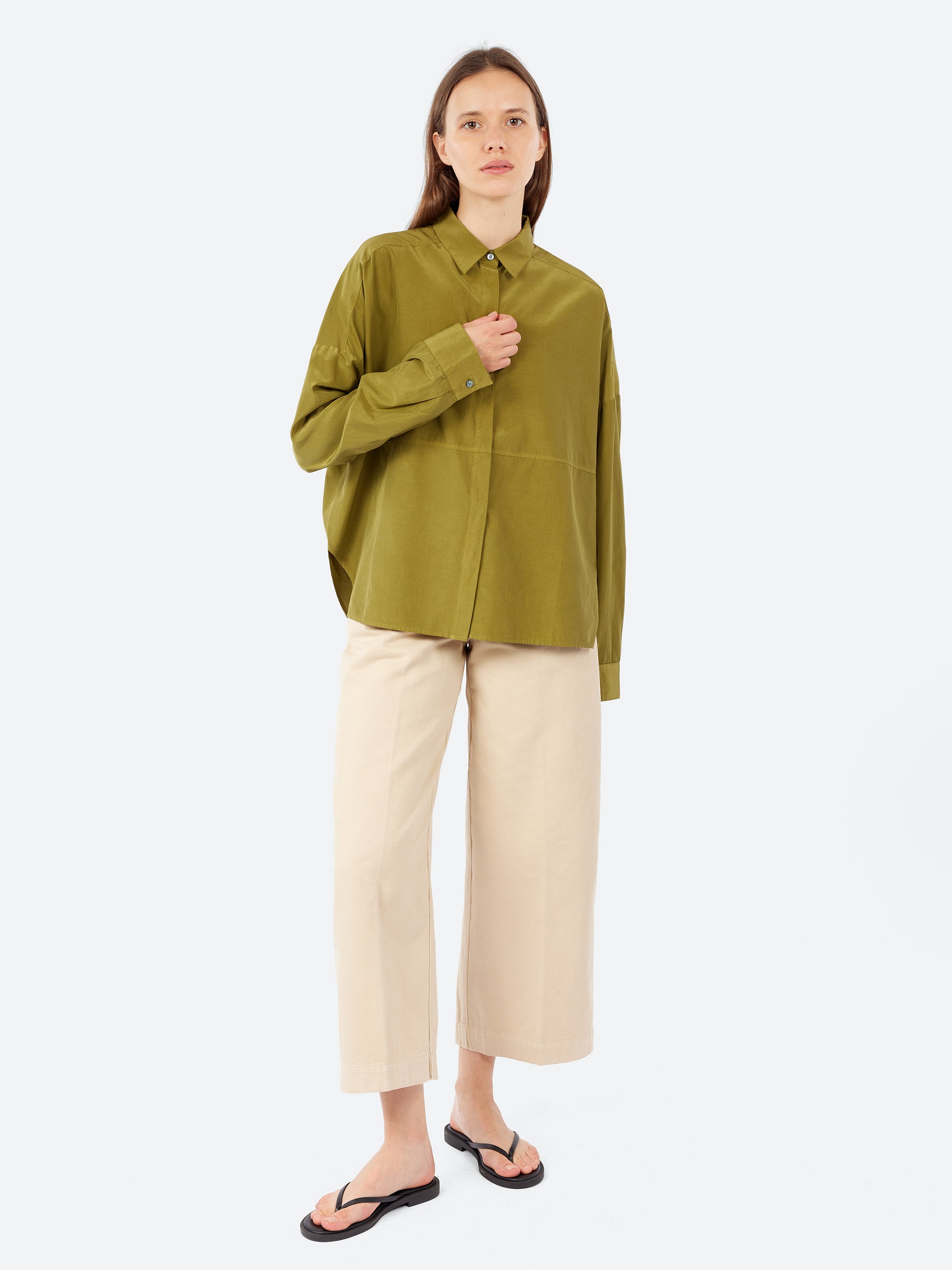 Iconic Cotton and Silk Shirt